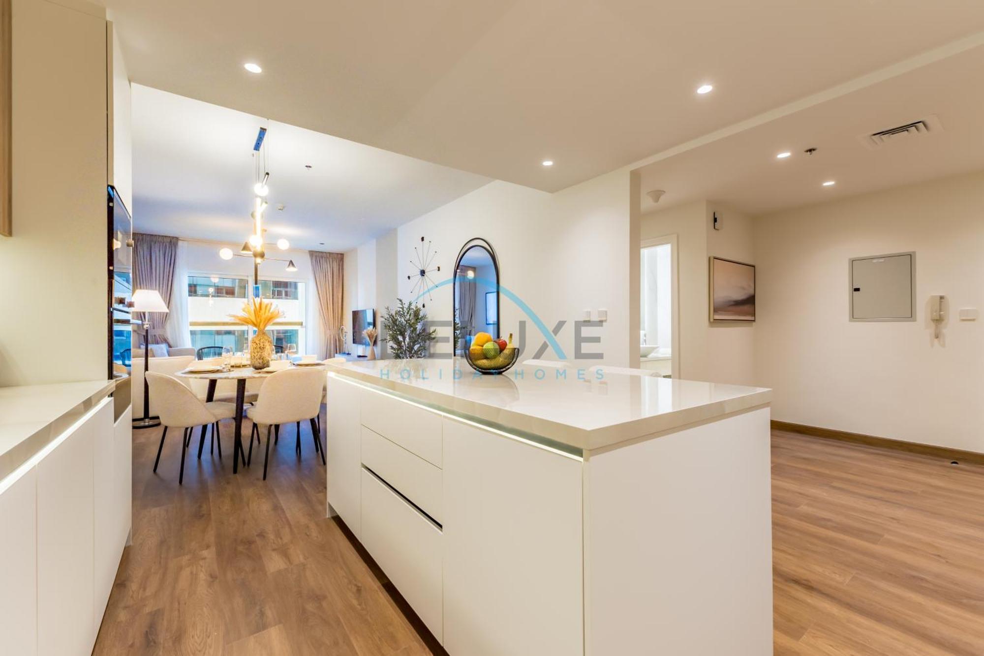 Revamped 1br Unit With Partial Sea & Palm Jumeirah Views Close To , Elite Residence, Marina By Deluxe Homes Apartment