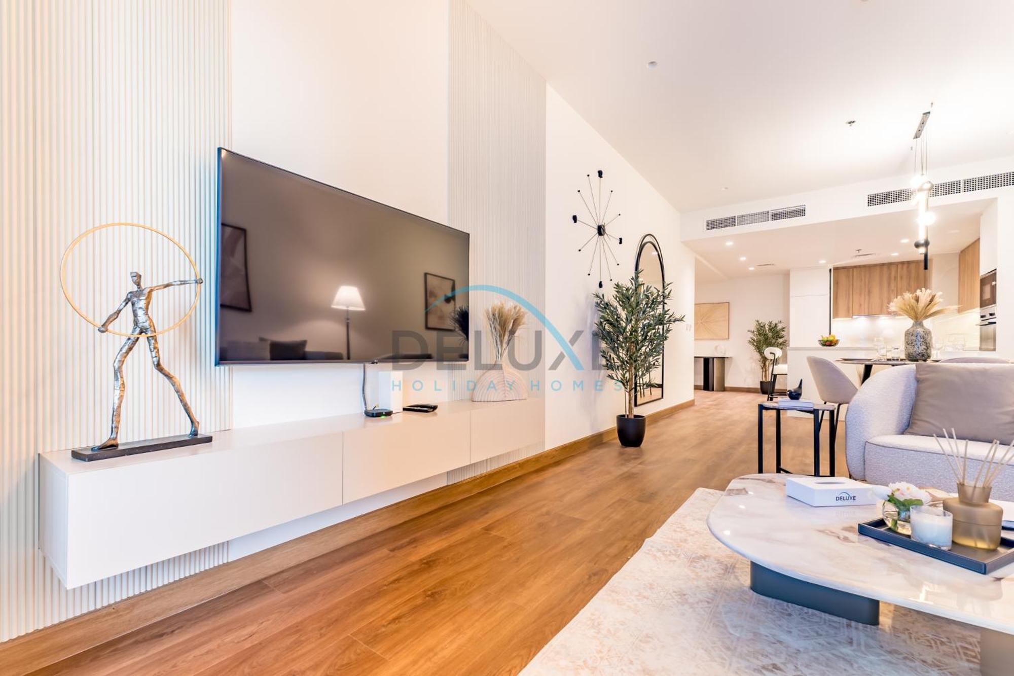 Revamped 1br Unit With Partial Sea & Palm Jumeirah Views Close To , Elite Residence, Marina By Deluxe Homes
