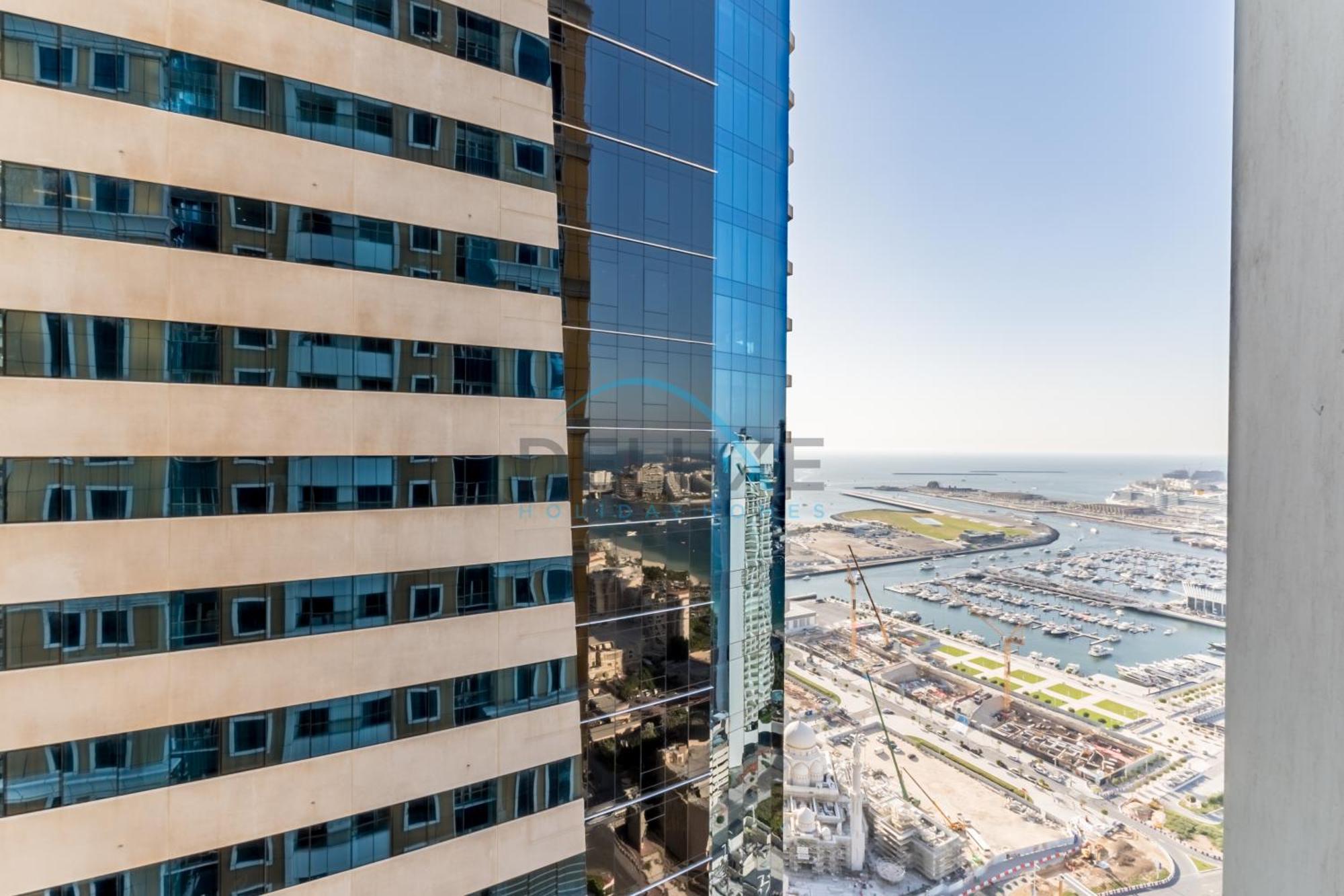 Revamped 1br Unit With Partial Sea & Palm Jumeirah Views Close To , Elite Residence, Marina By Deluxe Homes Apartment *