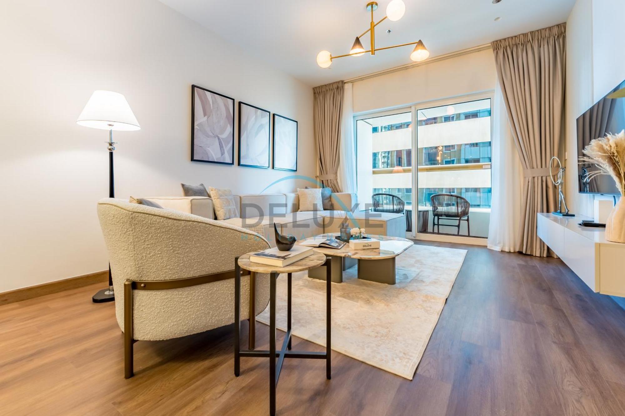 Revamped 1br Unit With Partial Sea & Palm Jumeirah Views Close To , Elite Residence, Marina By Deluxe Homes Apartment Dubai