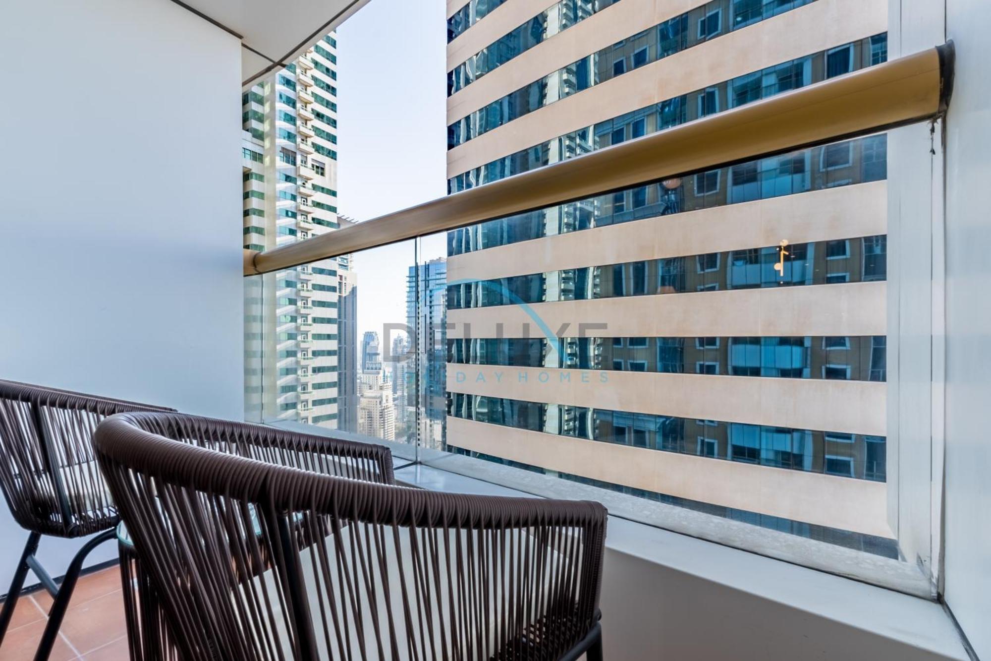 Revamped 1br Unit With Partial Sea & Palm Jumeirah Views Close To , Elite Residence, Marina By Deluxe Homes Apartment