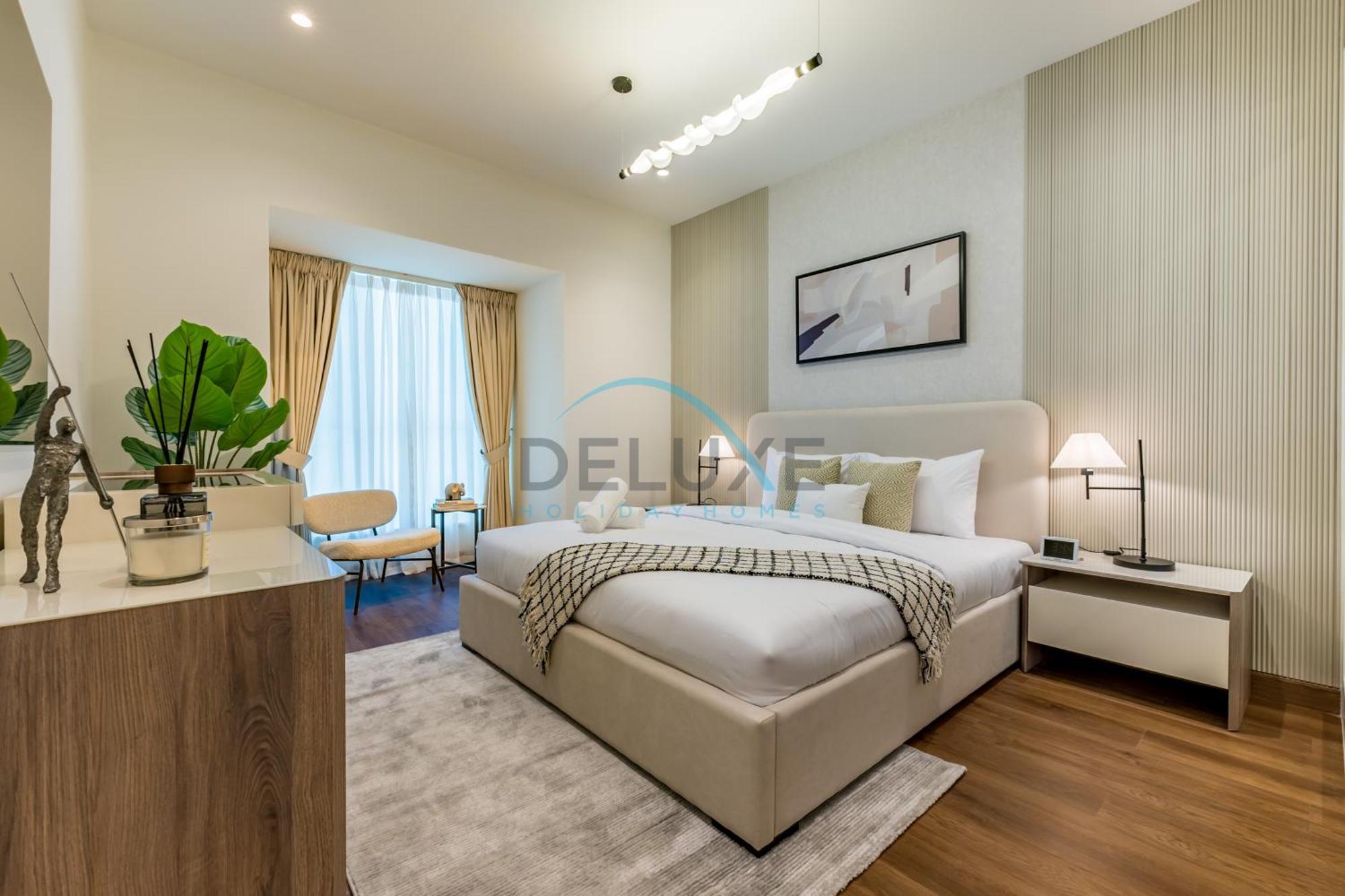 Revamped 1br Unit With Partial Sea & Palm Jumeirah Views Close To , Elite Residence, Marina By Deluxe Homes Apartment