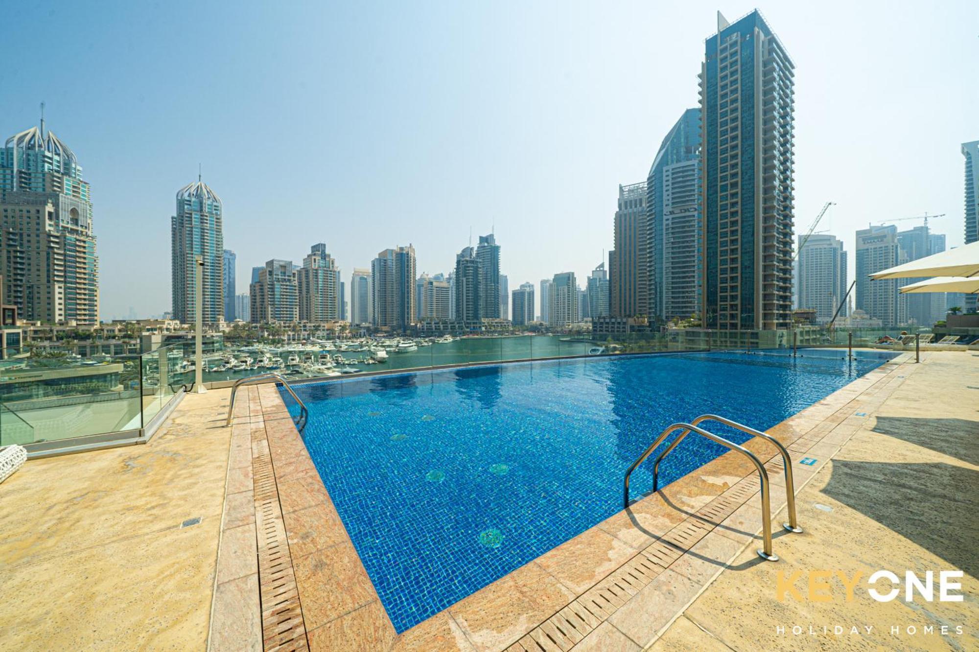 Daire Lavish One Bedroom With Amazing Sun Deck & Pool