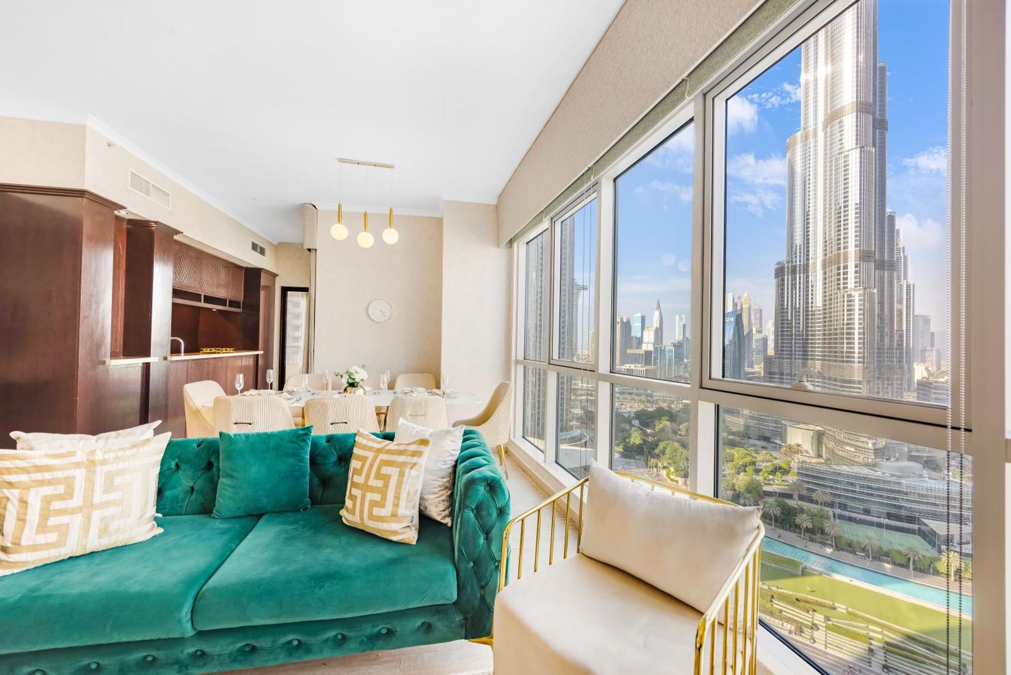 Daire Durrani Homes - Grandiose 5br Besides Mall With Burjkhalifa And Fountain View *
