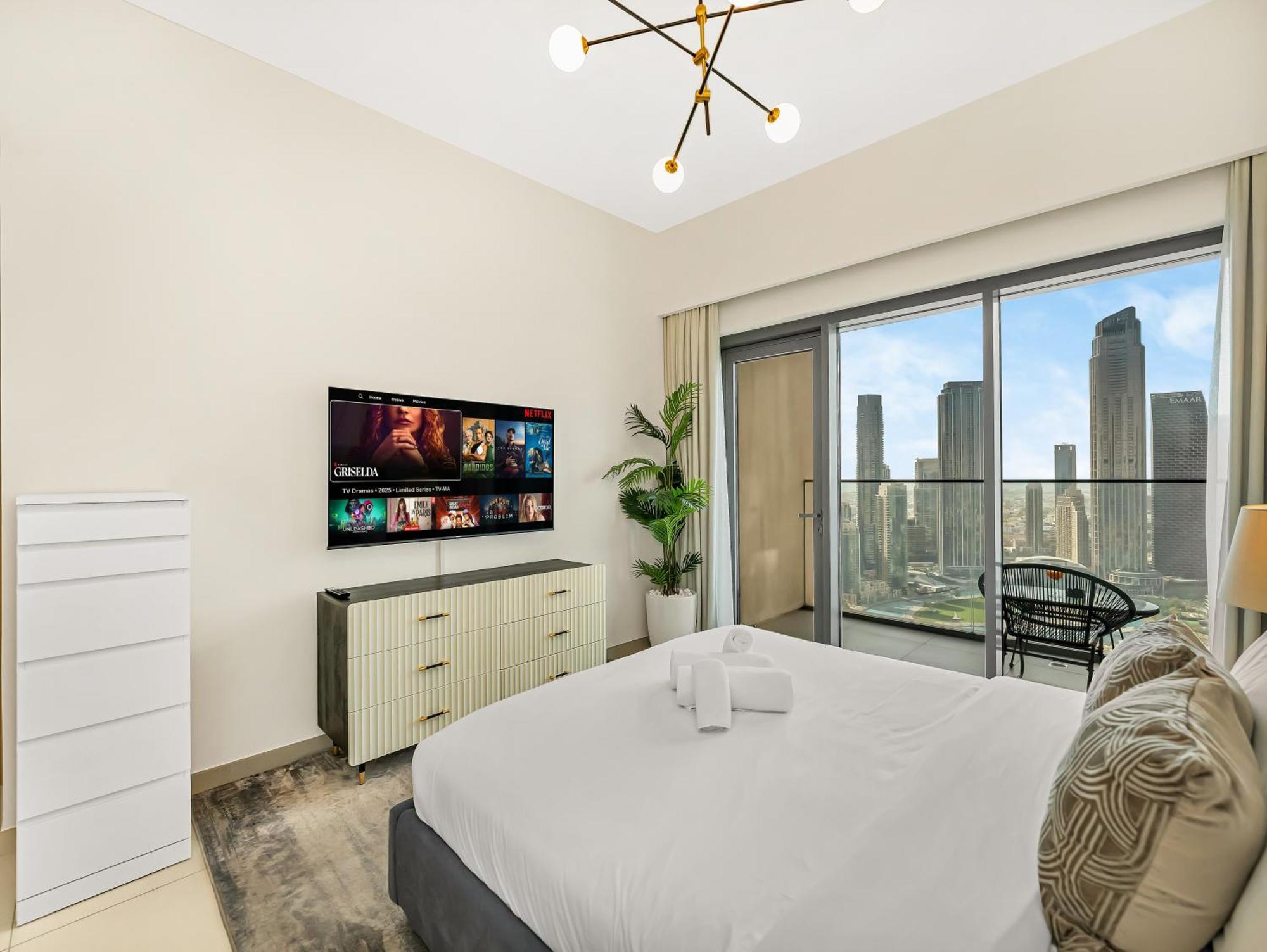Daire Burj Royale 3 Bedroom Full Burj Khalifa Fountain View Dubai