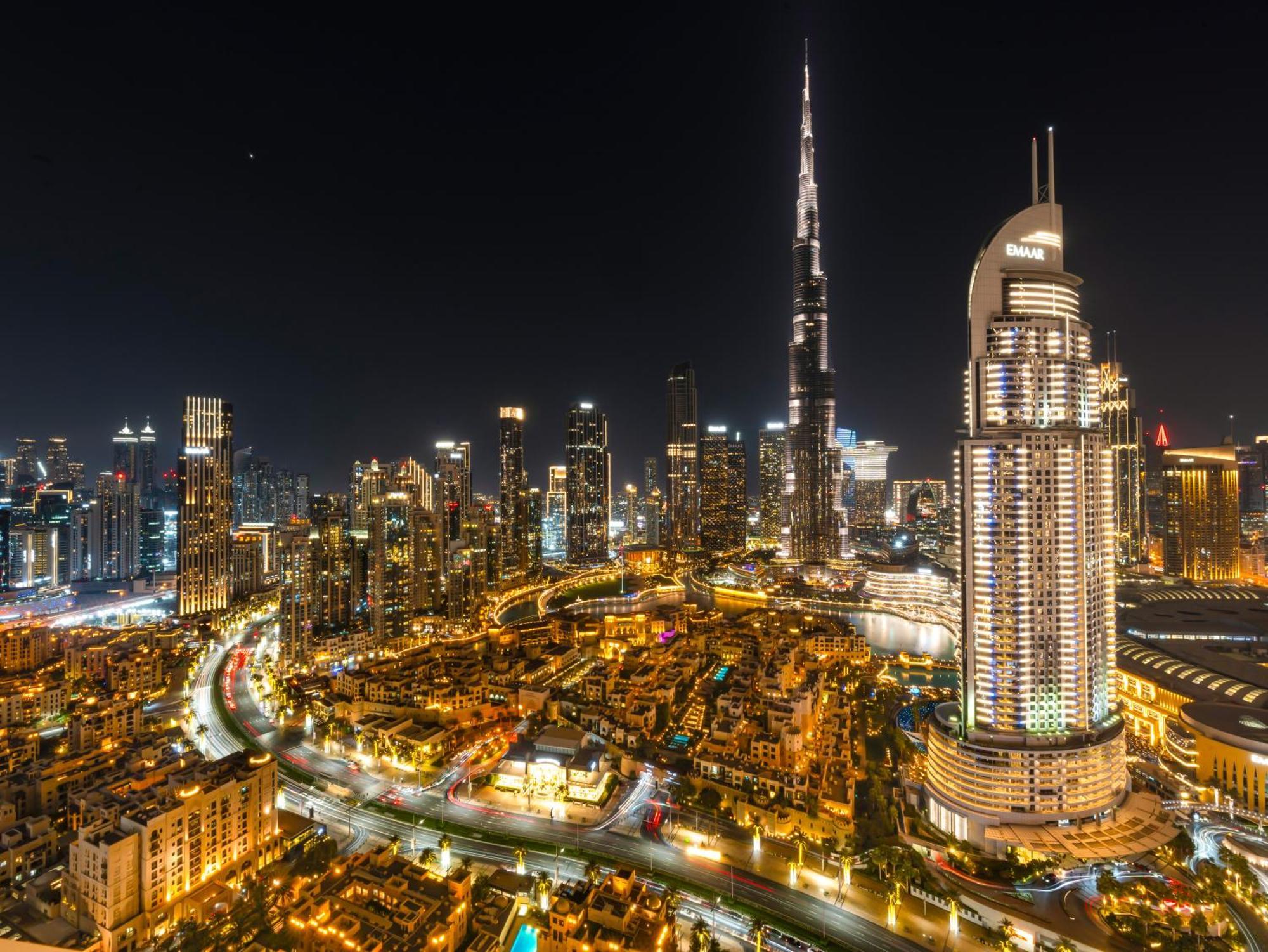 Burj Royale 3 Bedroom Full Burj Khalifa Fountain View Daire *