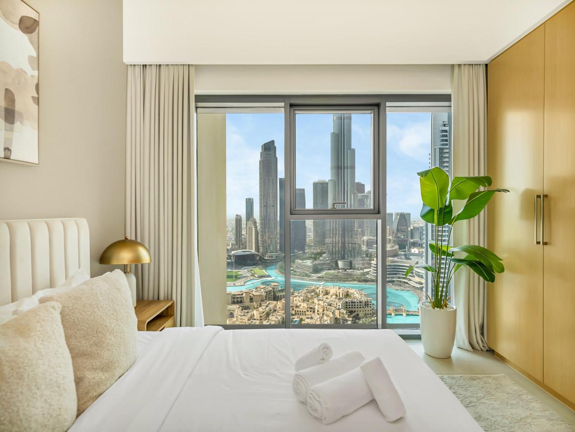 Daire Burj Royale 3 Bedroom Full Burj Khalifa Fountain View *
