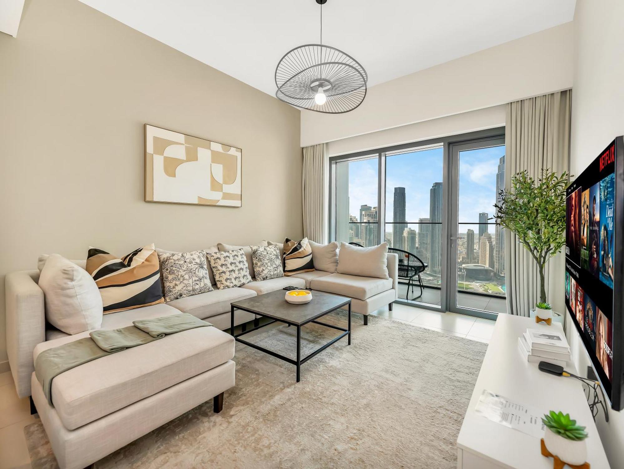 Daire Burj Royale 3 Bedroom Full Burj Khalifa Fountain View Dubai