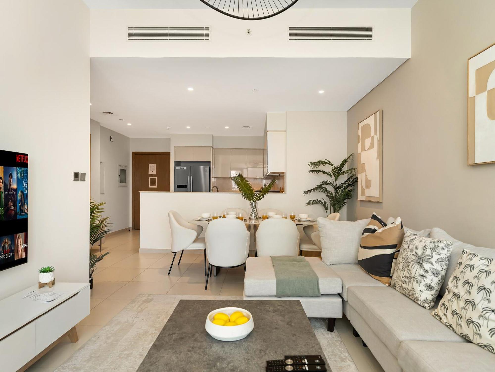 Daire Burj Royale 3 Bedroom Full Burj Khalifa Fountain View