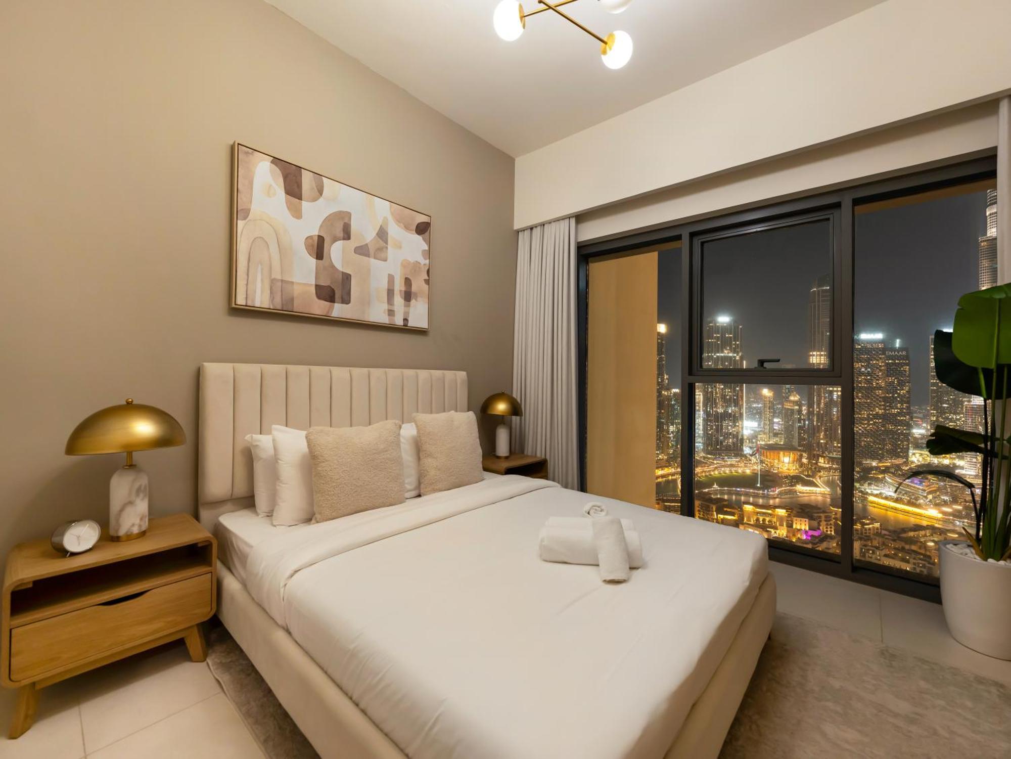 Daire Burj Royale 3 Bedroom Full Burj Khalifa Fountain View