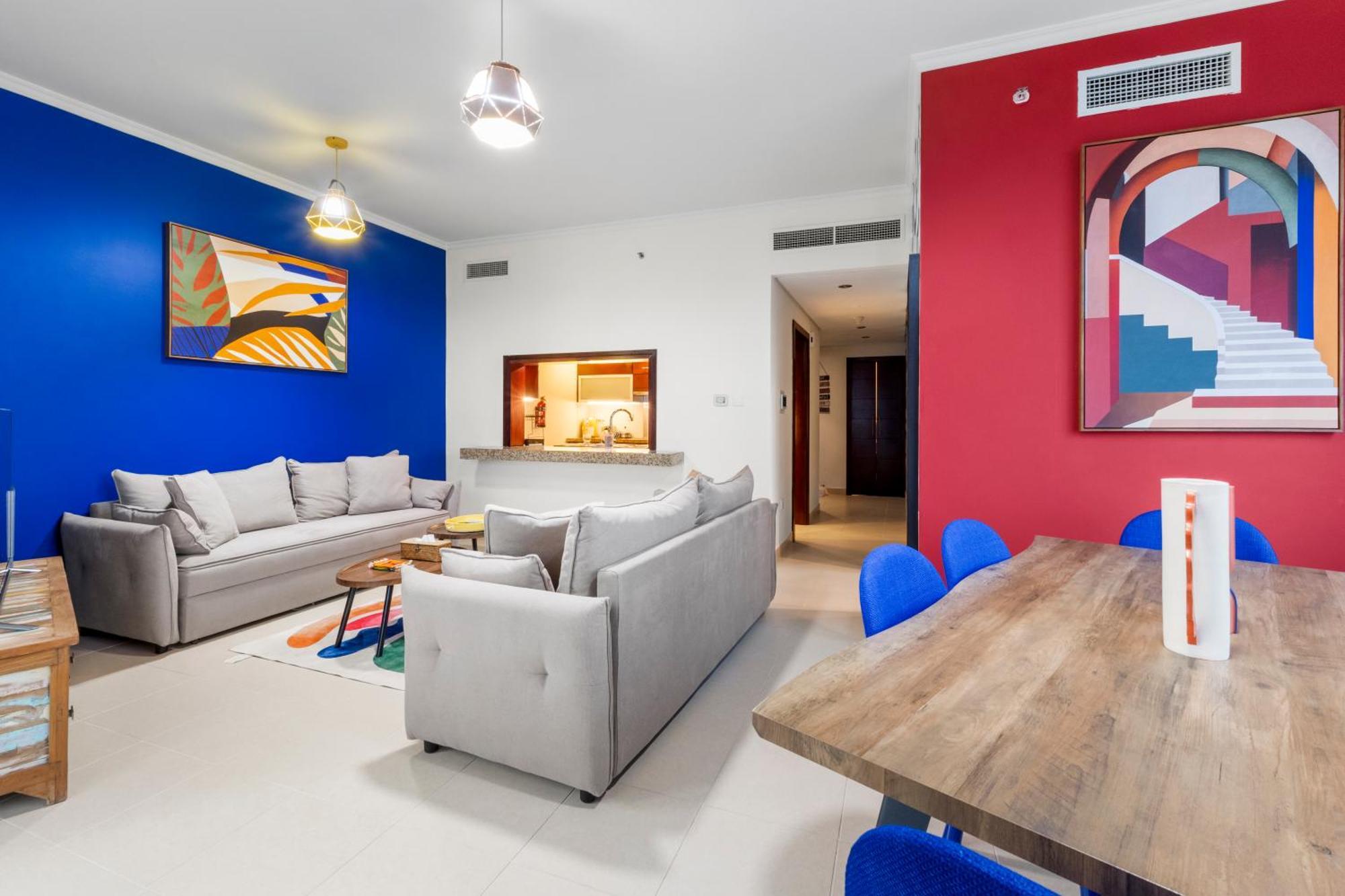 Stylish 1 Bedroom - Burj Khalifa View- 5Mn Walk To Dubai Mall-Apartment In Burj Views Tower *