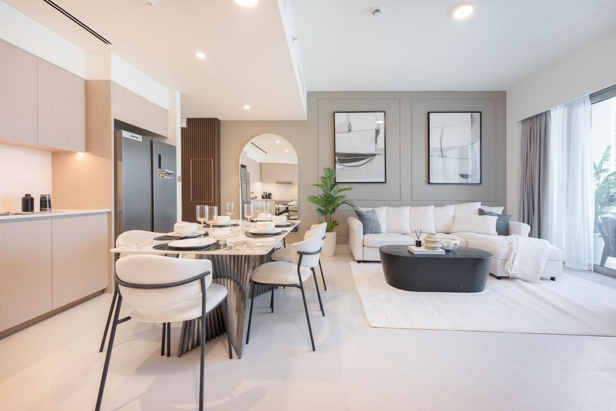 Apartamento Cozy 2-bedroom Perfect For Family In Downtown With Burj Khalifa Views