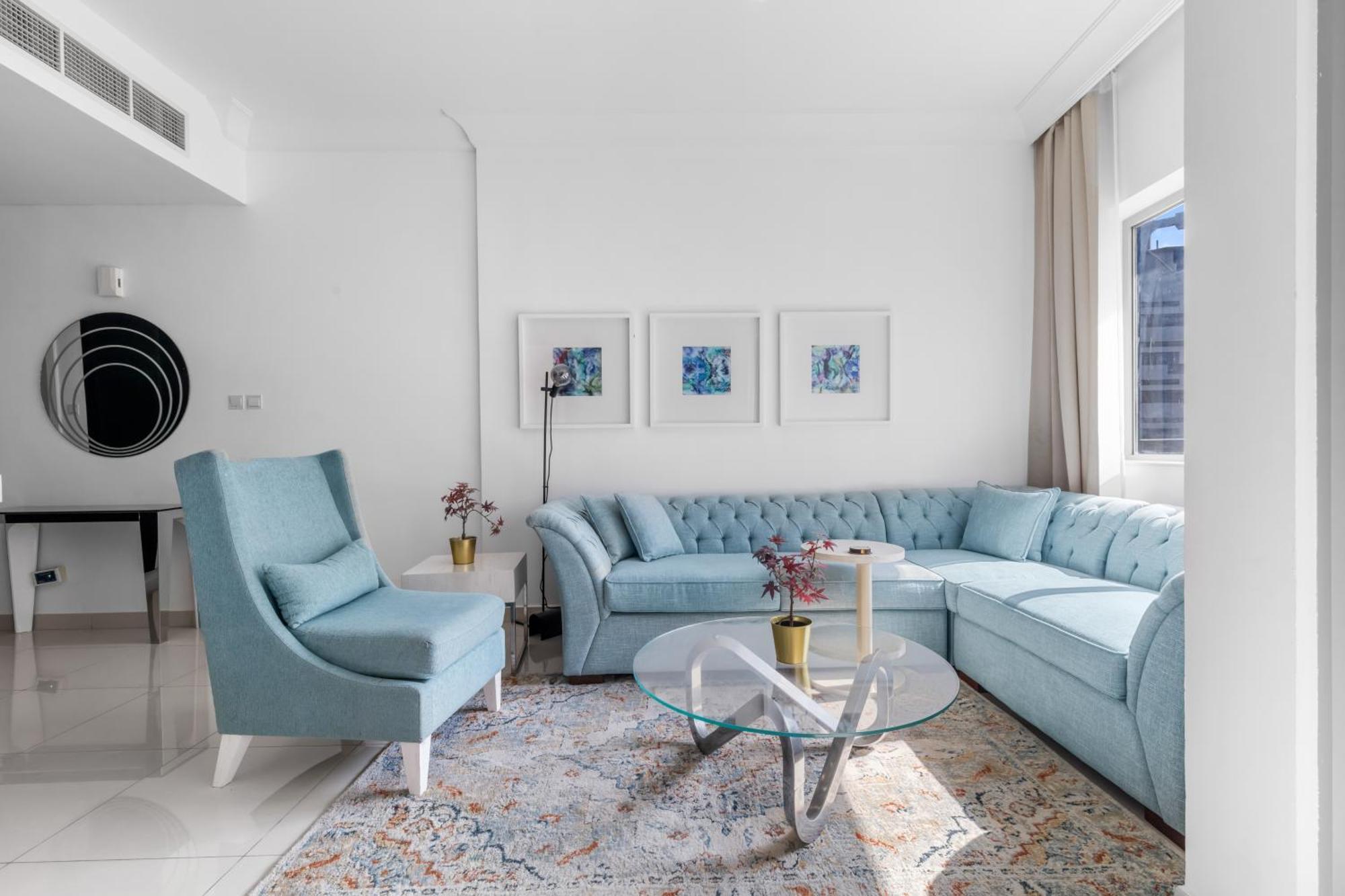 Burj Khalifa View 1br With Parking Daire *