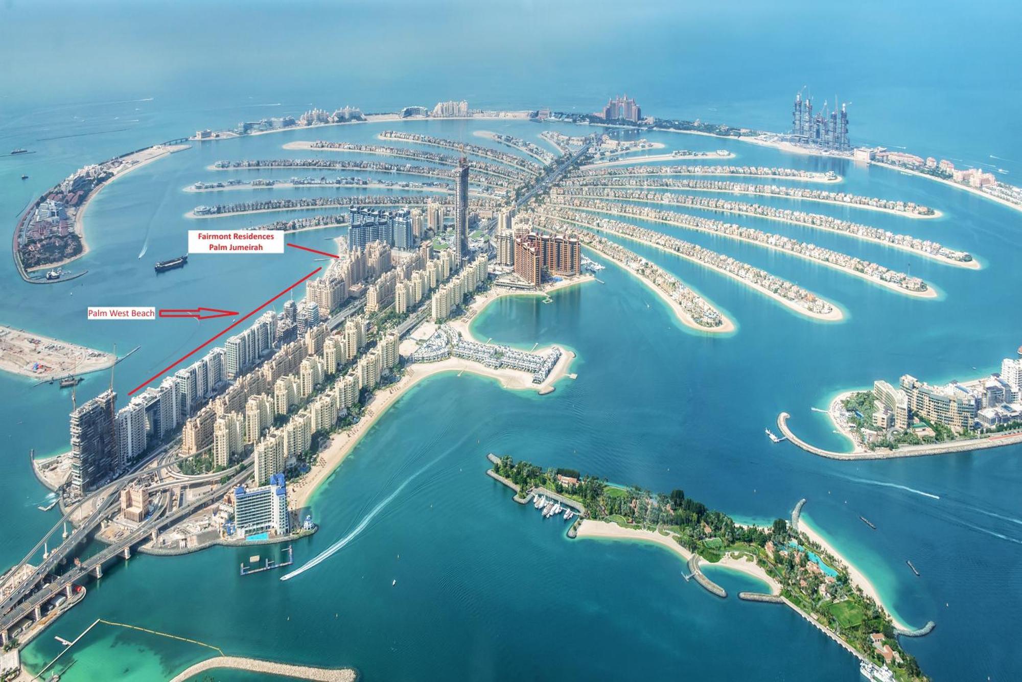 New Fairmont Private Club Access Palm Jumeirah Daire *