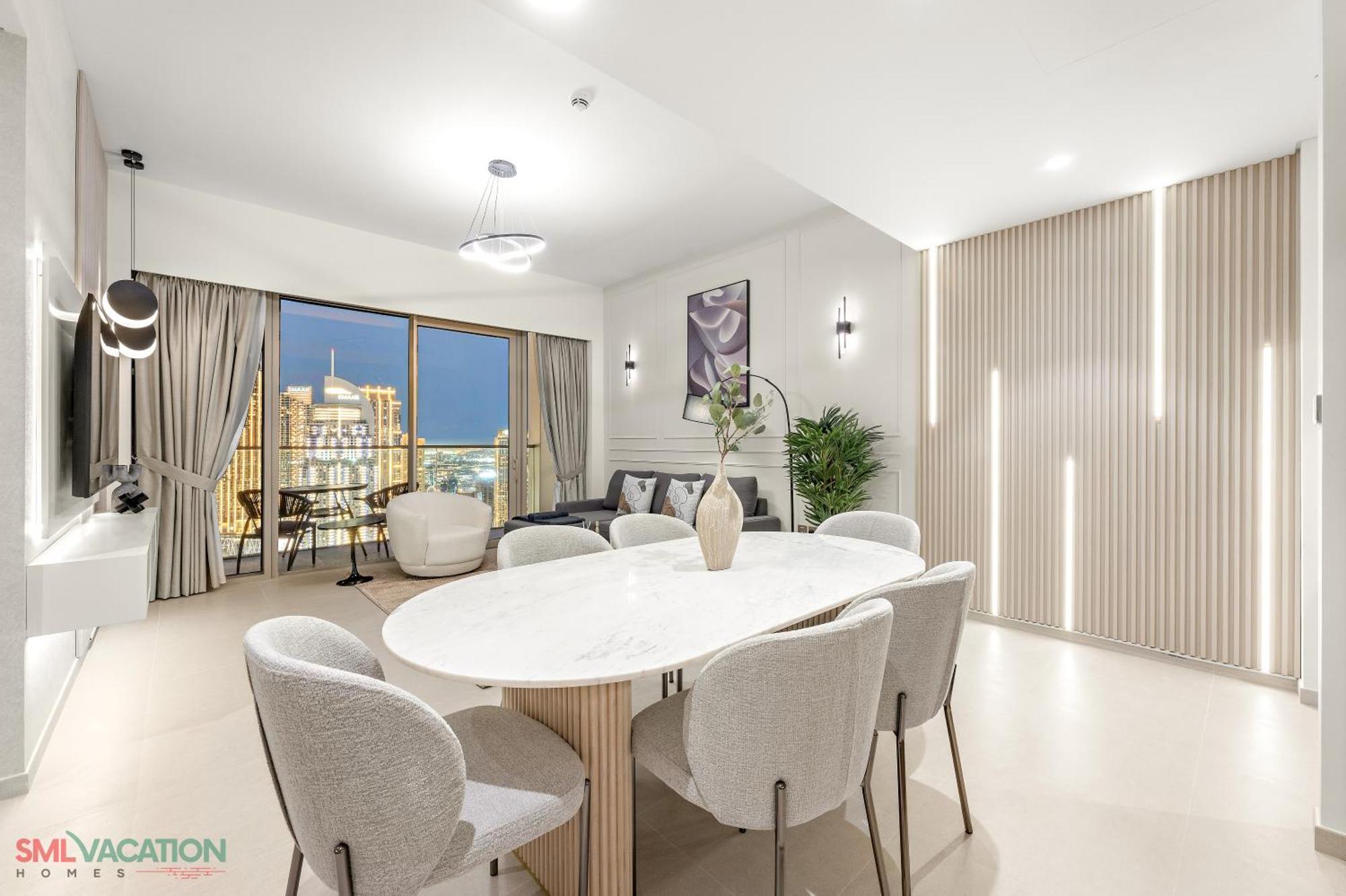 Apartment Sml - Sky High With Burj Khalifa And Fountain Views At Grande Signature, Downtown
