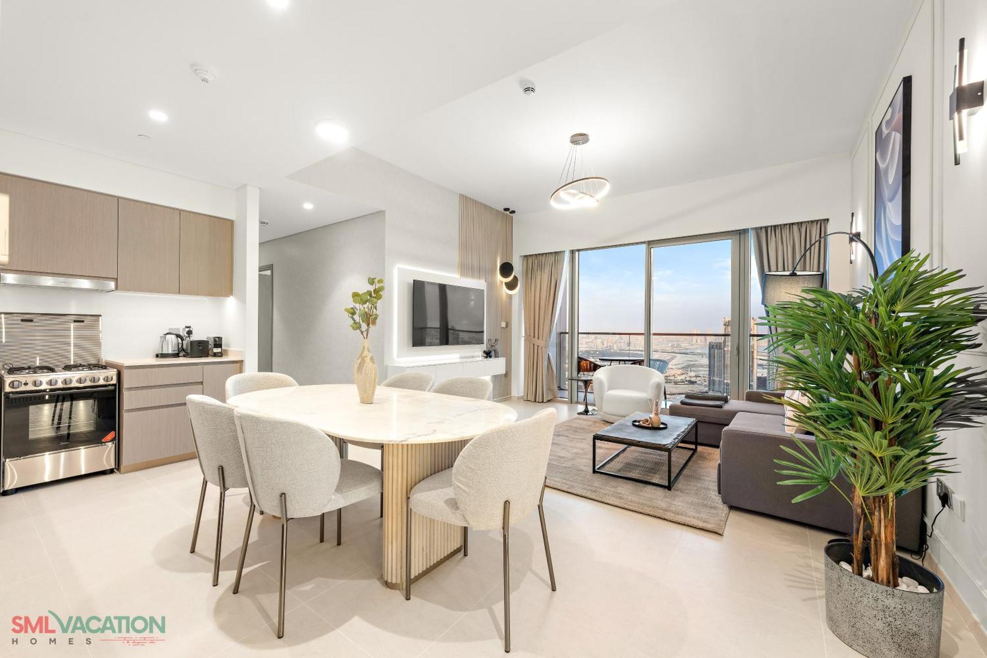 Sml - Sky High With Burj Khalifa And Fountain Views At Grande Signature, Downtown Apartment Dubai