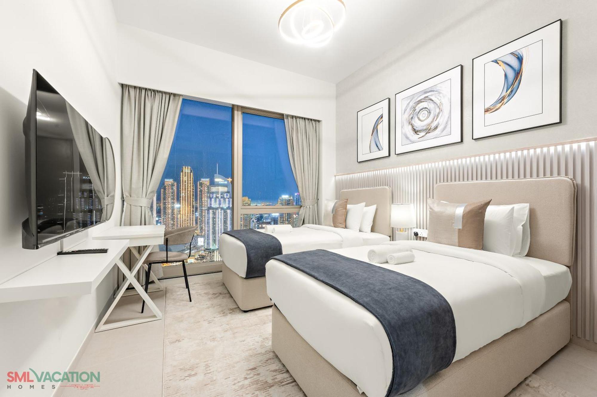 Sml - Sky High With Burj Khalifa And Fountain Views At Grande Signature, Downtown Apartment