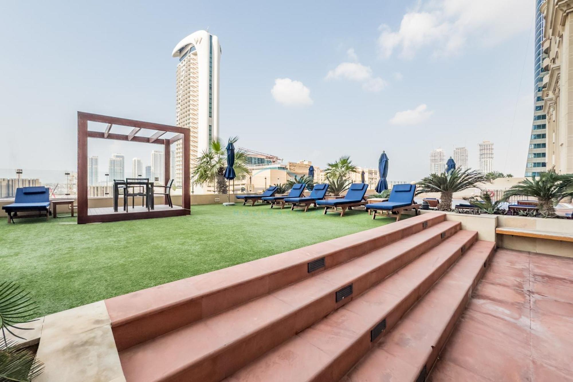 Revamped 1br Unit With Partial Sea & Palm Jumeirah Views Close To , Elite Residence, Marina By Deluxe Homes * Dubai