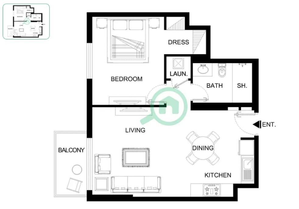 Spectacular 1 Bedroom In La Sirene 4 That Sleeps 4 Dubai