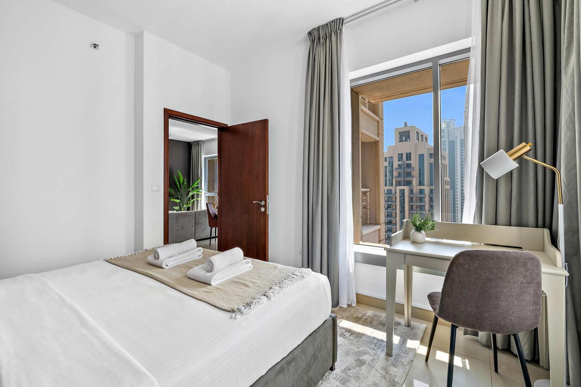 Silkhaus High Floor 1bdr Near Burj Khalifa With Balcony * Dubai