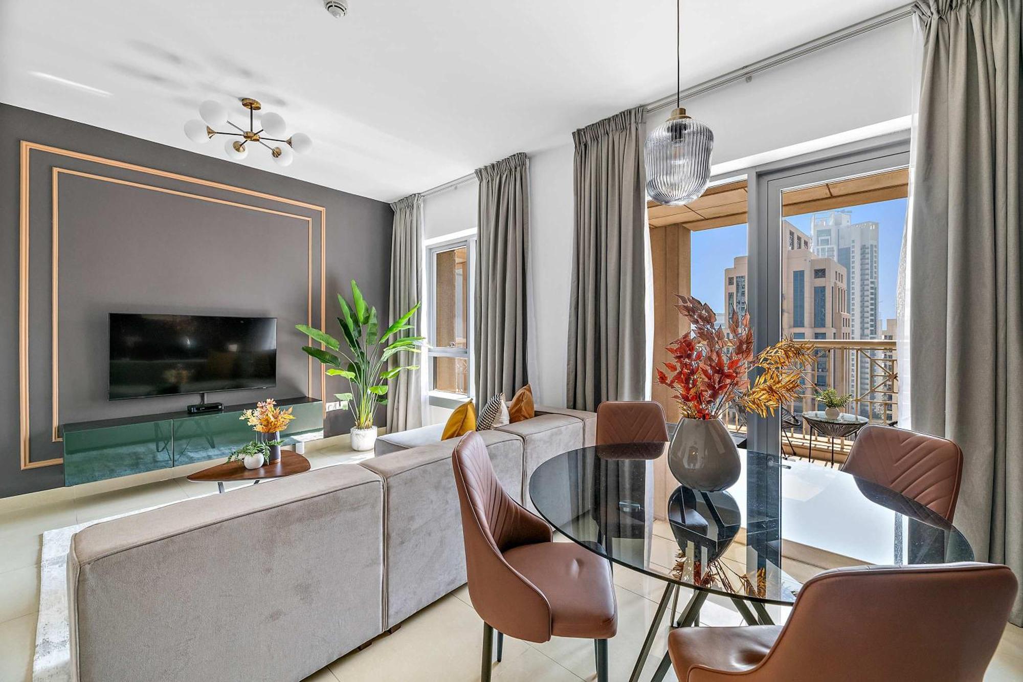 Silkhaus High Floor 1bdr Near Burj Khalifa With Balcony Apartment