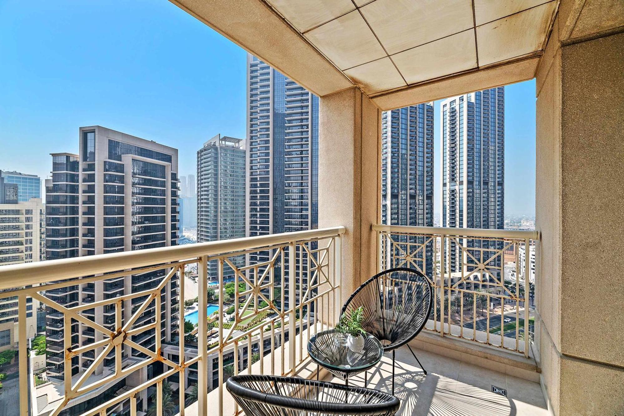 Silkhaus High Floor 1bdr Near Burj Khalifa With Balcony Apartment *