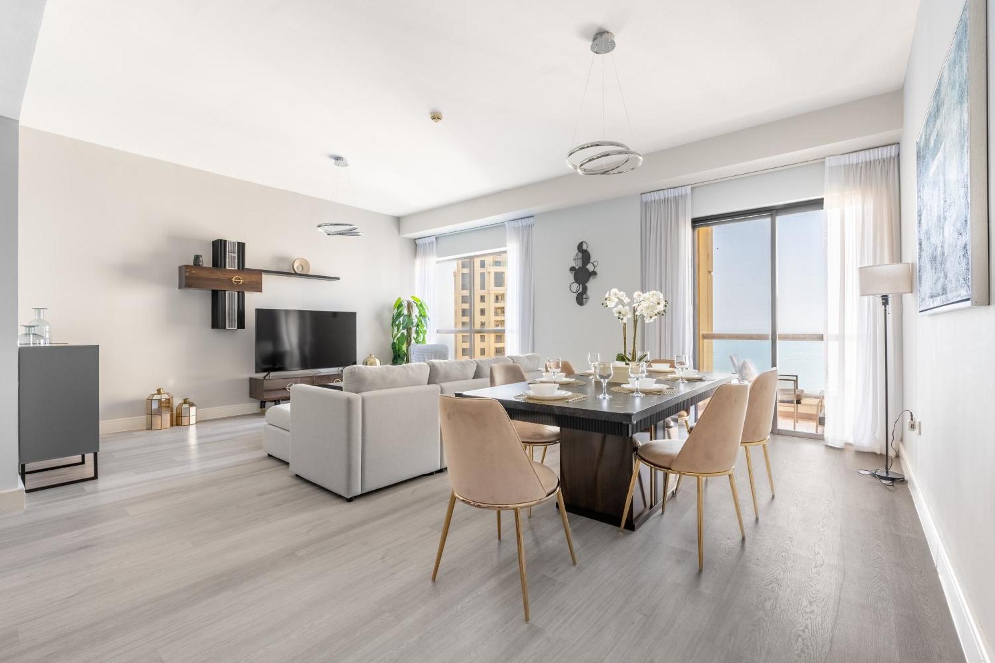 Luxury Jbr - Full Sea View - Free 5* Access Apartamento Dubai
