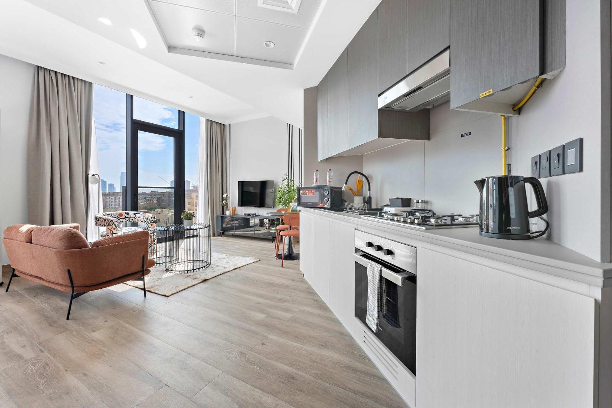 Silkhaus Spacious In Jvc With Modern Furniture Apartment Dubai