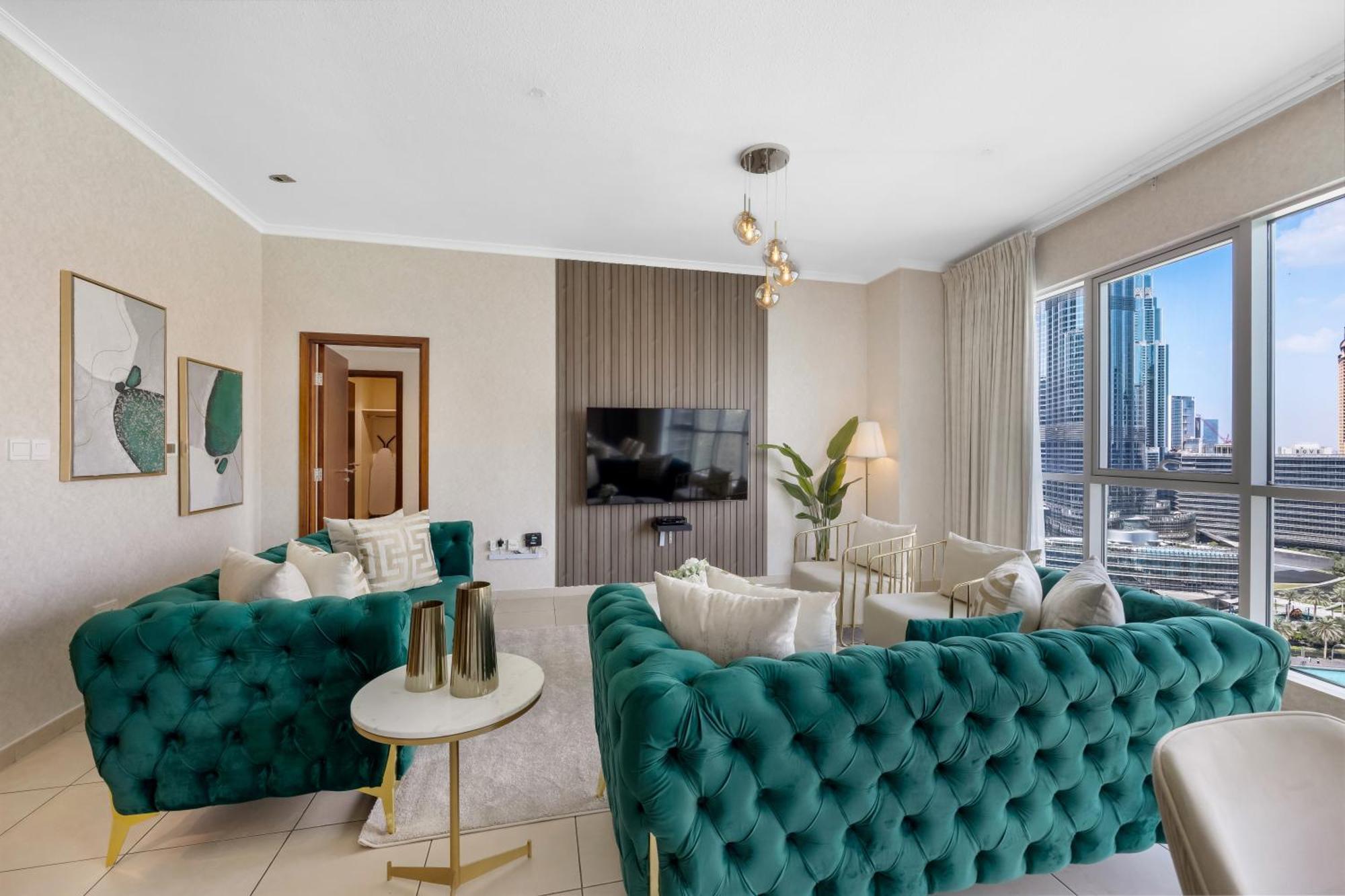 Apartamento Durrani Homes - Lavish 3br Besides Burj Khalifa And Fountain View