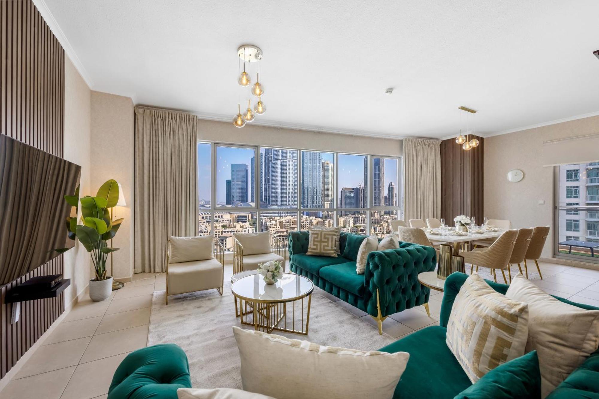 Durrani Homes - Lavish 3br Besides Burj Khalifa And Fountain View Dubai