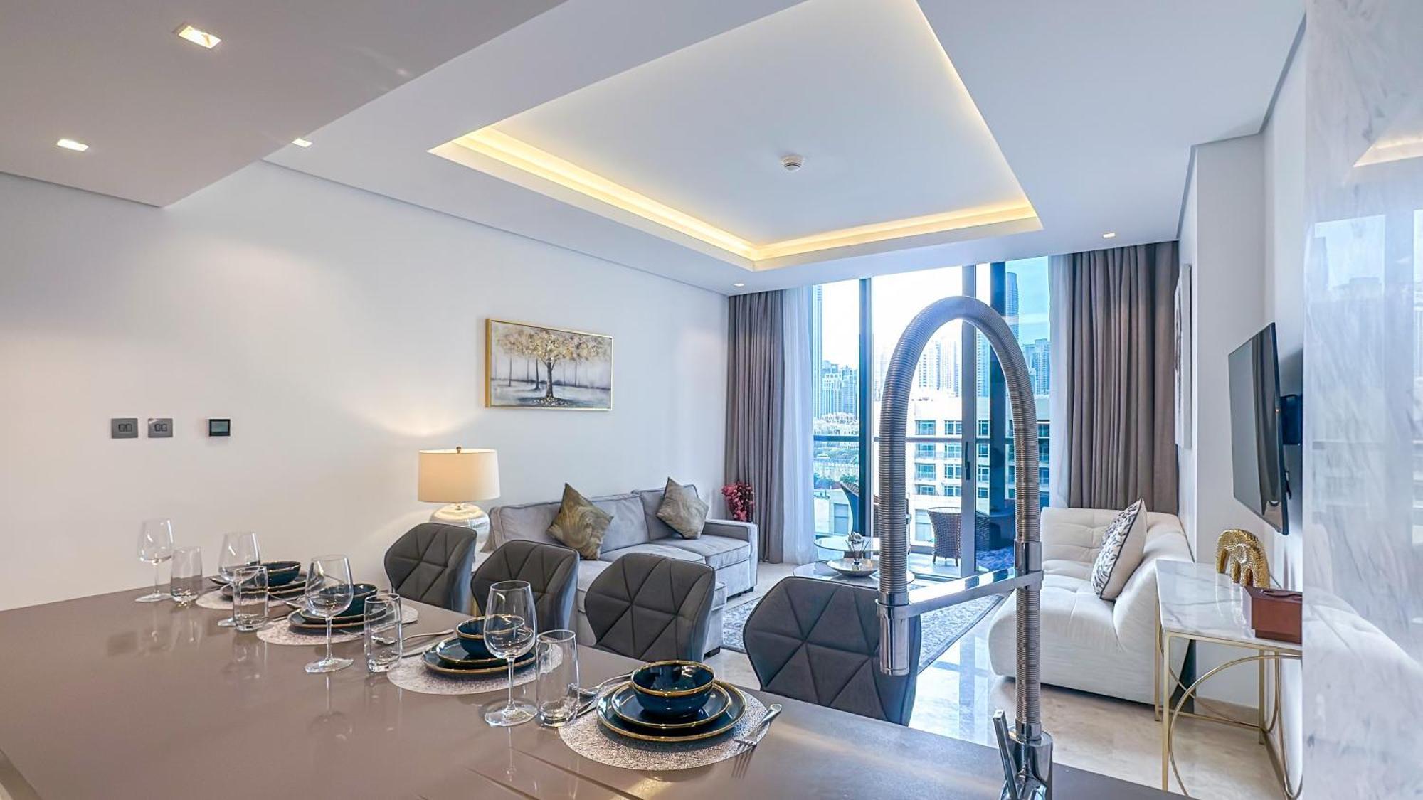 Elegant 1br In Sterling West Near Burj Khalifa - 50ab2
