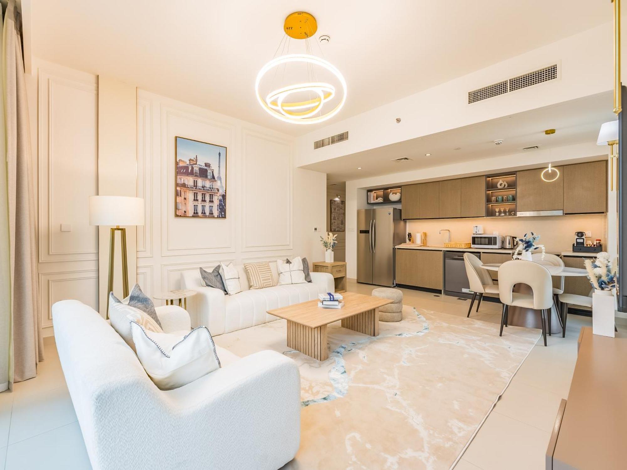 Apartment The 'paris' - Stylish 2bd With Burj View