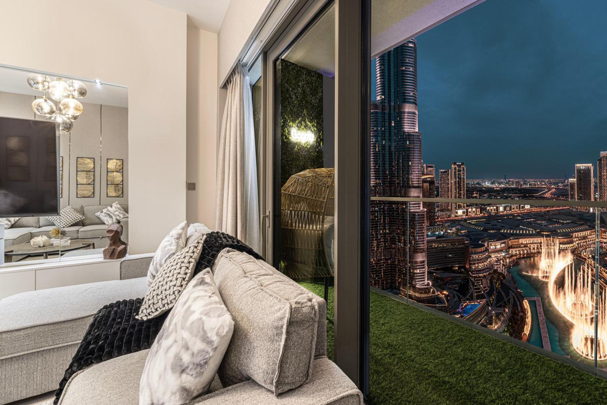 Aparthotel Luxury High Floor Burj Khalifa And Fountain View 5 Minute Walk Mall *
