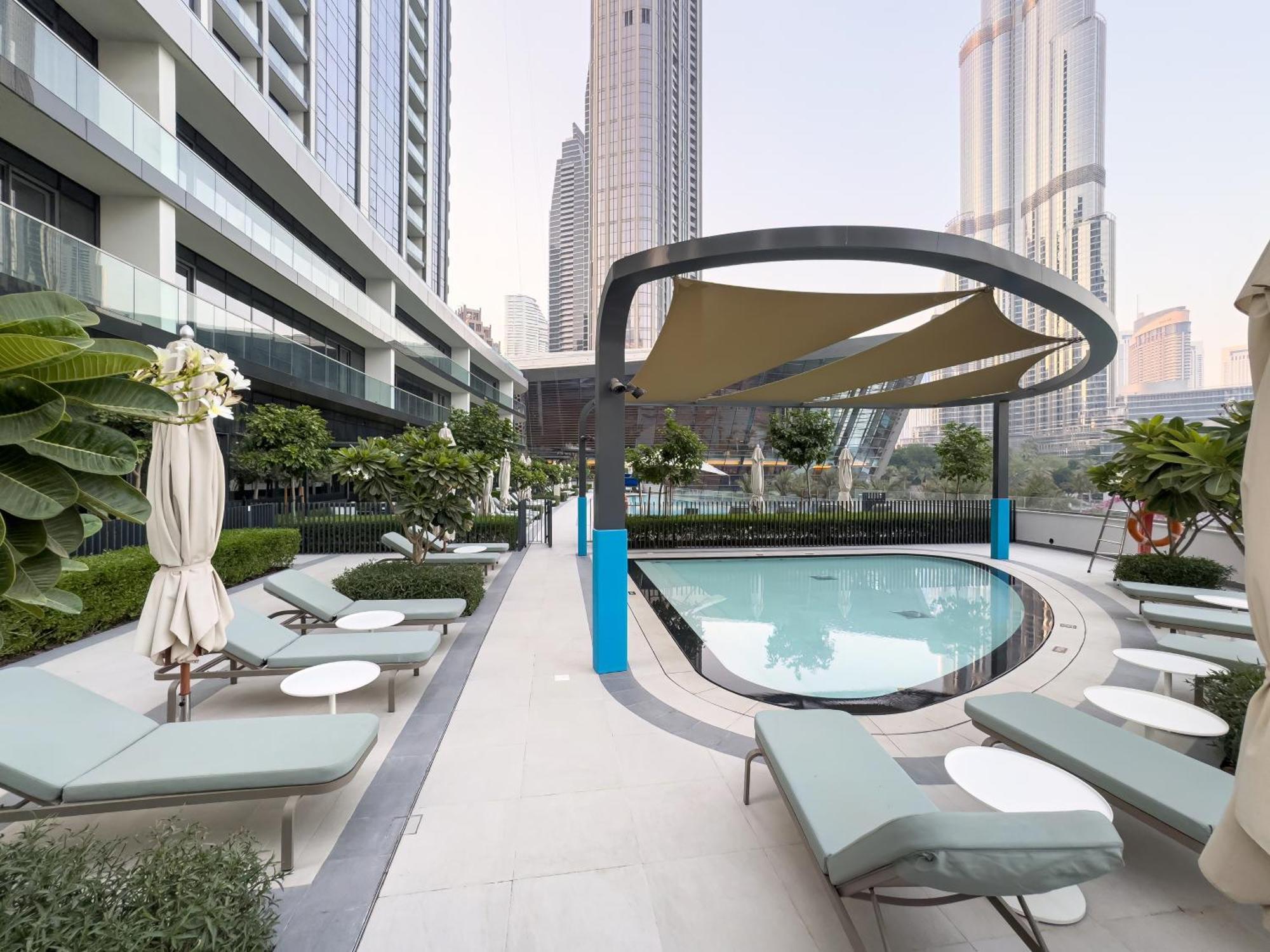 Elegant 1br I 1min Walk To Burj Khalifa & Fountain Apartment
