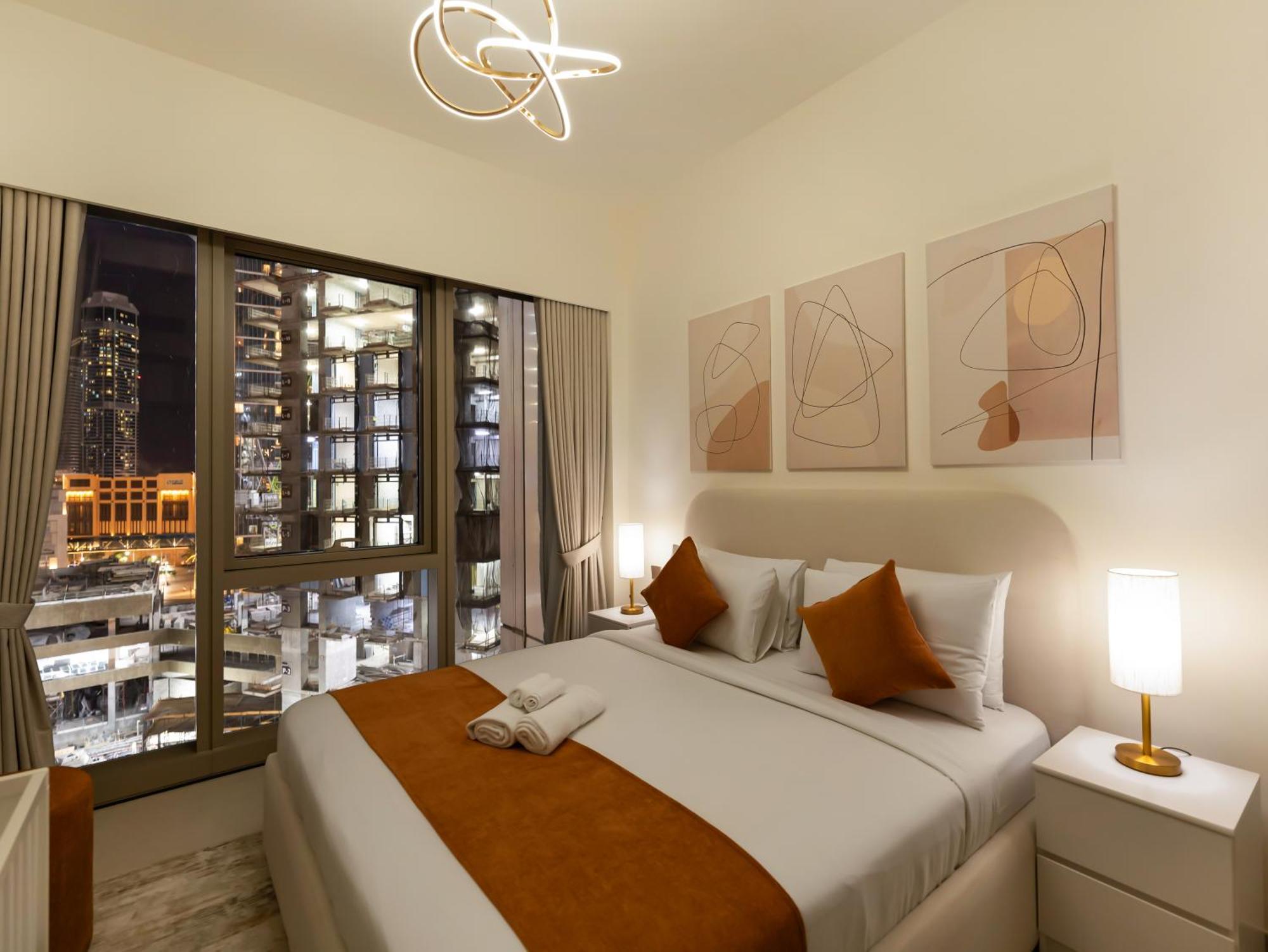 Apartment Elegant 1br I 1min Walk To Burj Khalifa & Fountain