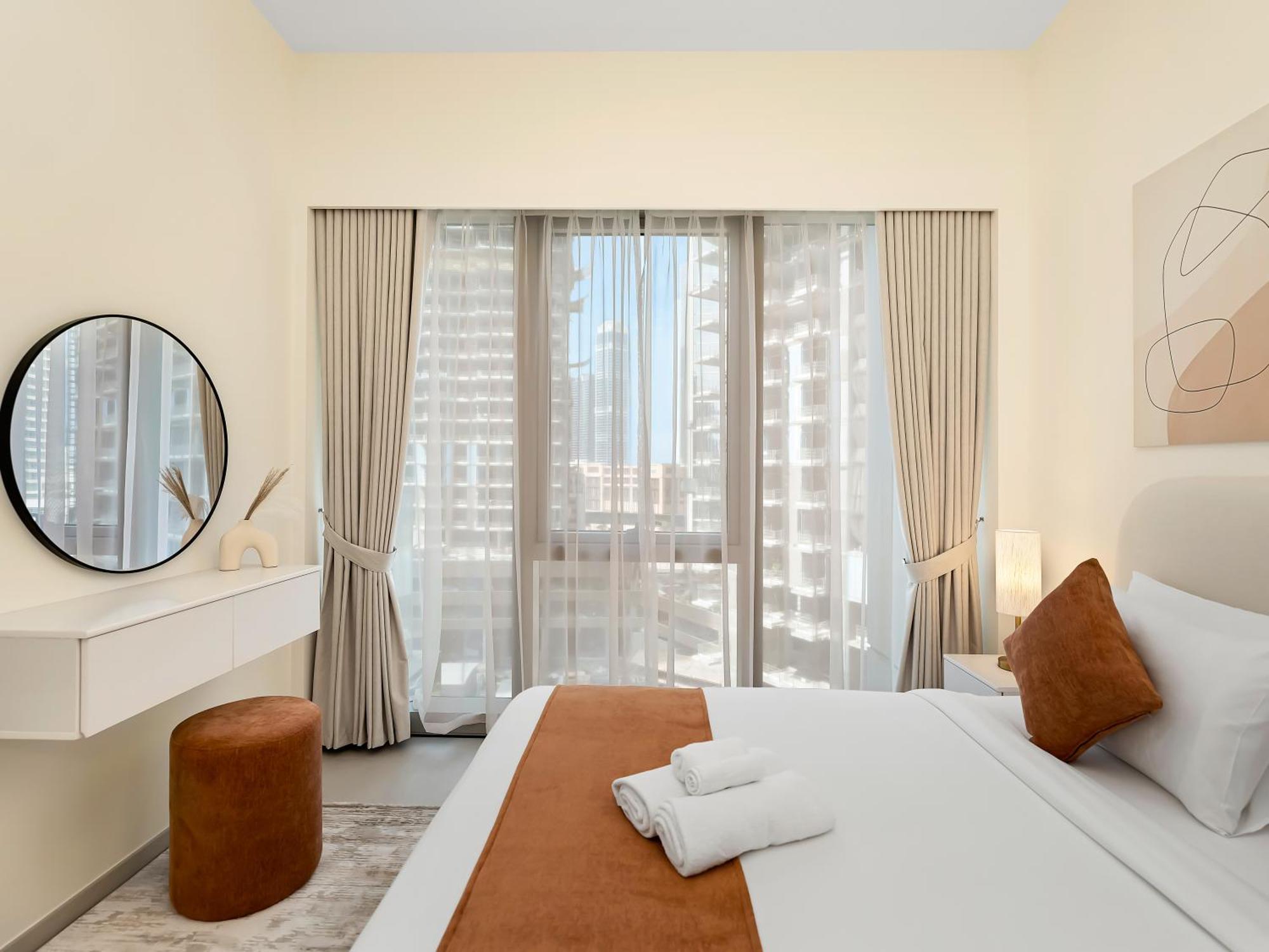 Apartment Elegant 1br I 1min Walk To Burj Khalifa & Fountain *