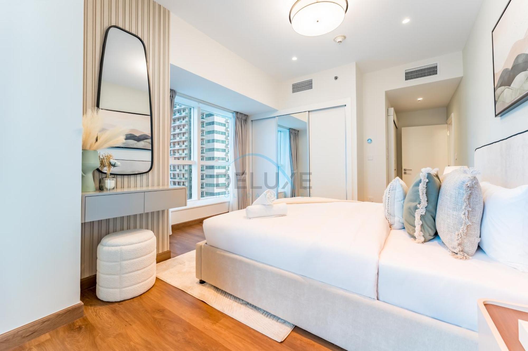 Upgraded 2br With Partial Sea And Views Near The Beach, Elite Residence, Marina By Deluxe Homes * Dubai