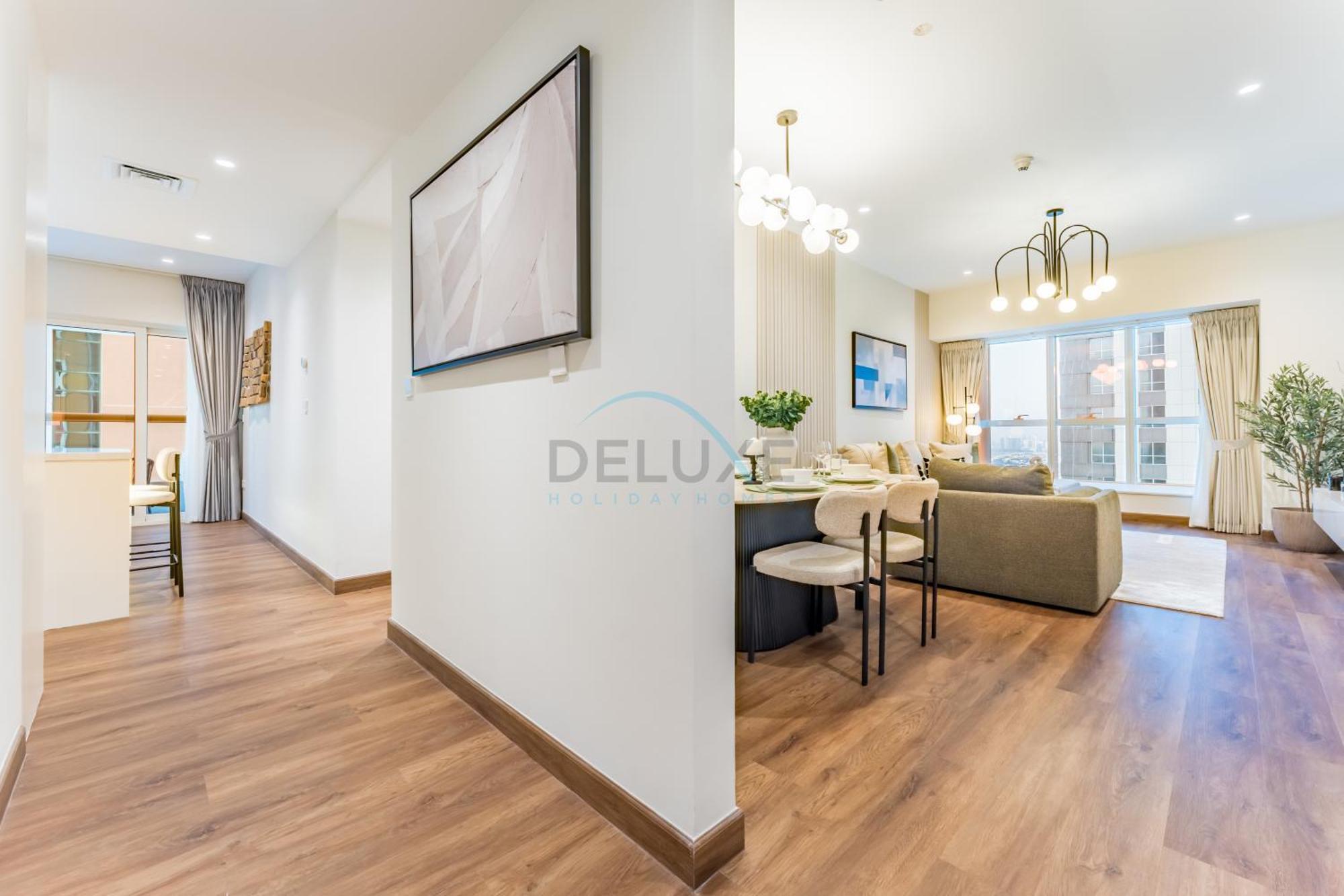 Upgraded 2br With Partial Sea And Views Near The Beach, Elite Residence, Marina By Deluxe Homes *