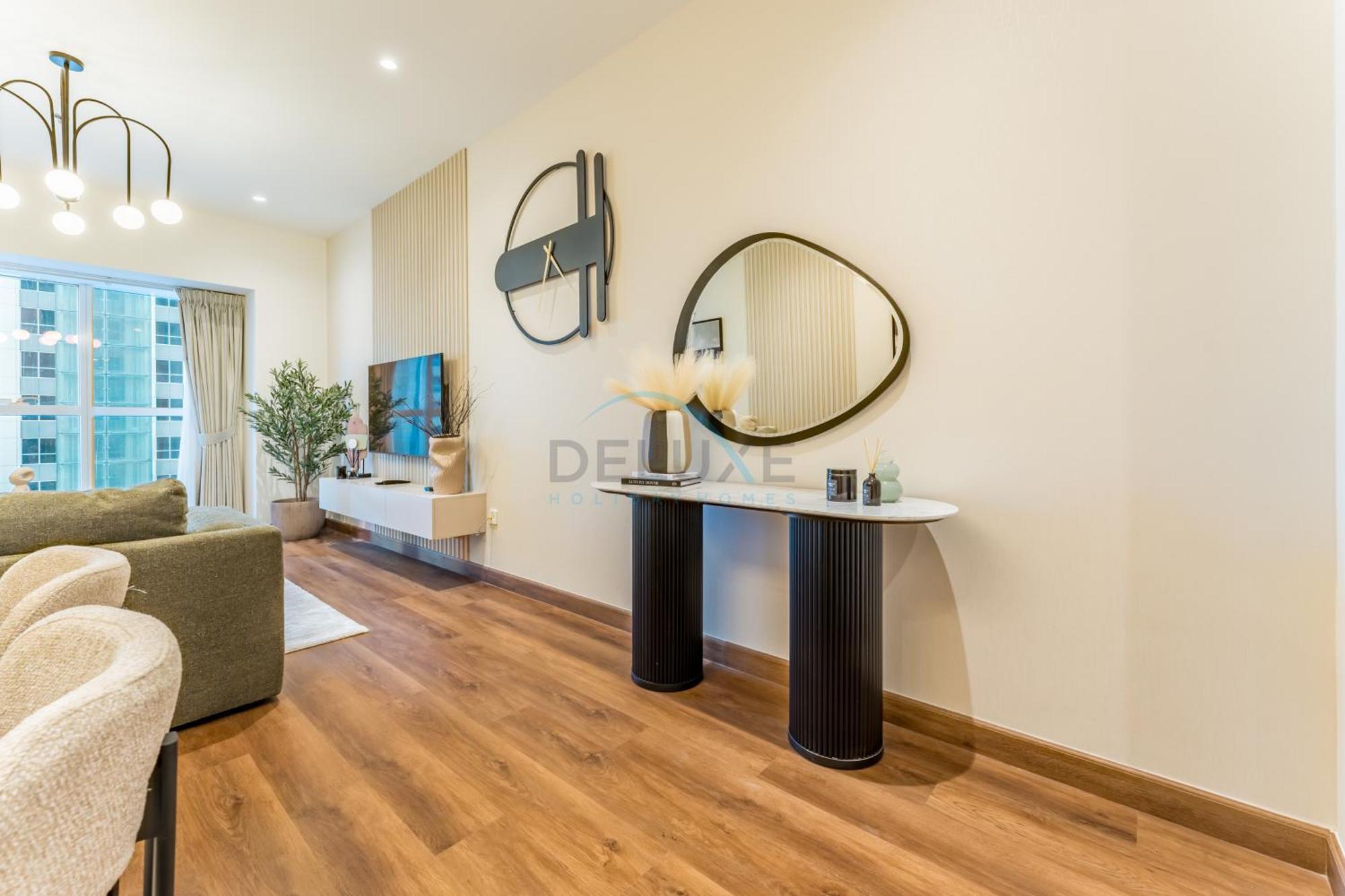 Upgraded 2br With Partial Sea And Views Near The Beach, Elite Residence, Marina By Deluxe Homes Apartment Dubai