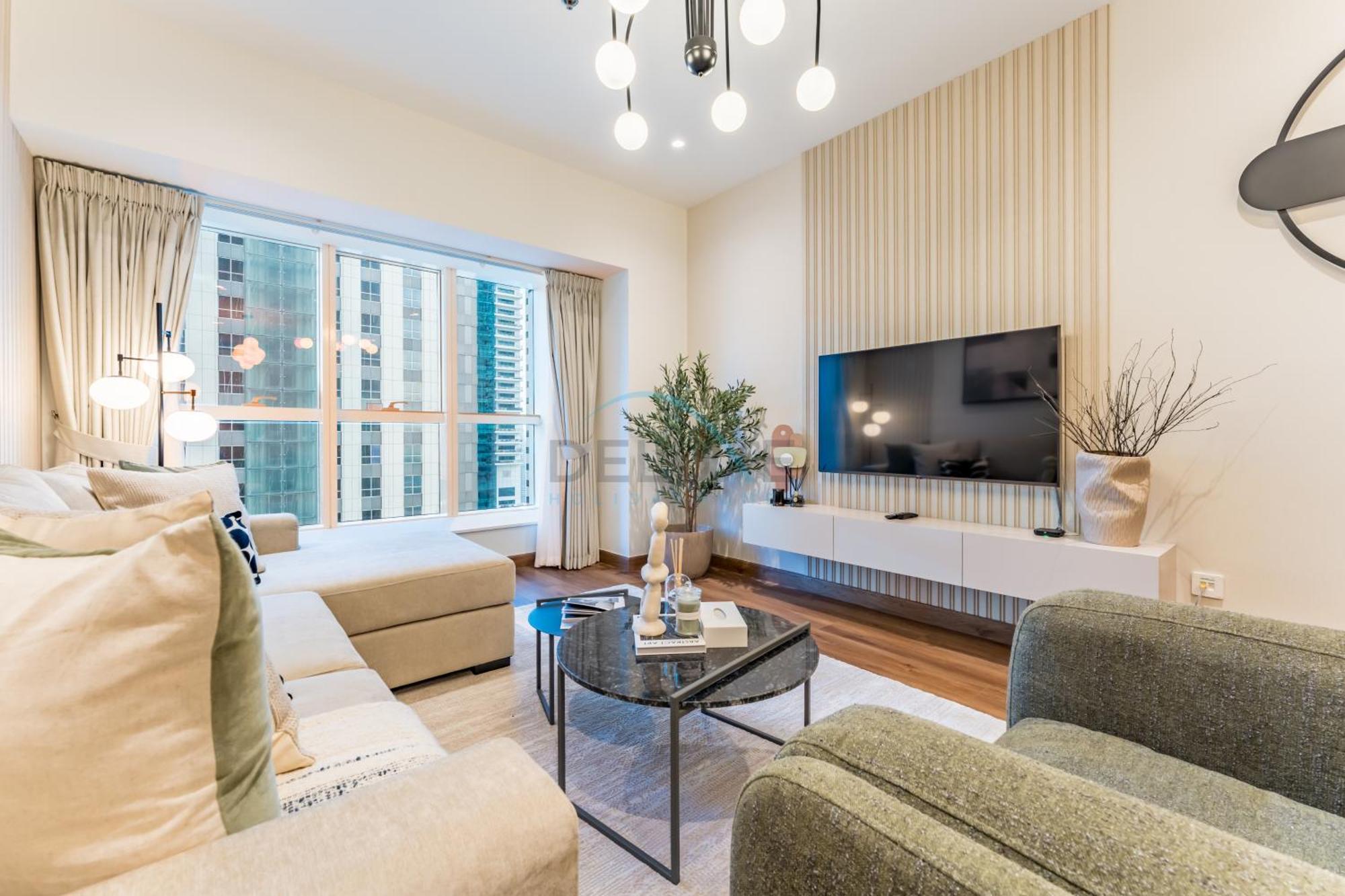 Upgraded 2br With Partial Sea And Views Near The Beach, Elite Residence, Marina By Deluxe Homes * Dubai