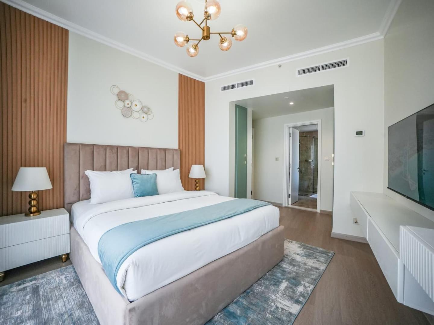Daire Deluxe 3 Bedroom With Marina & Sea View Dubai