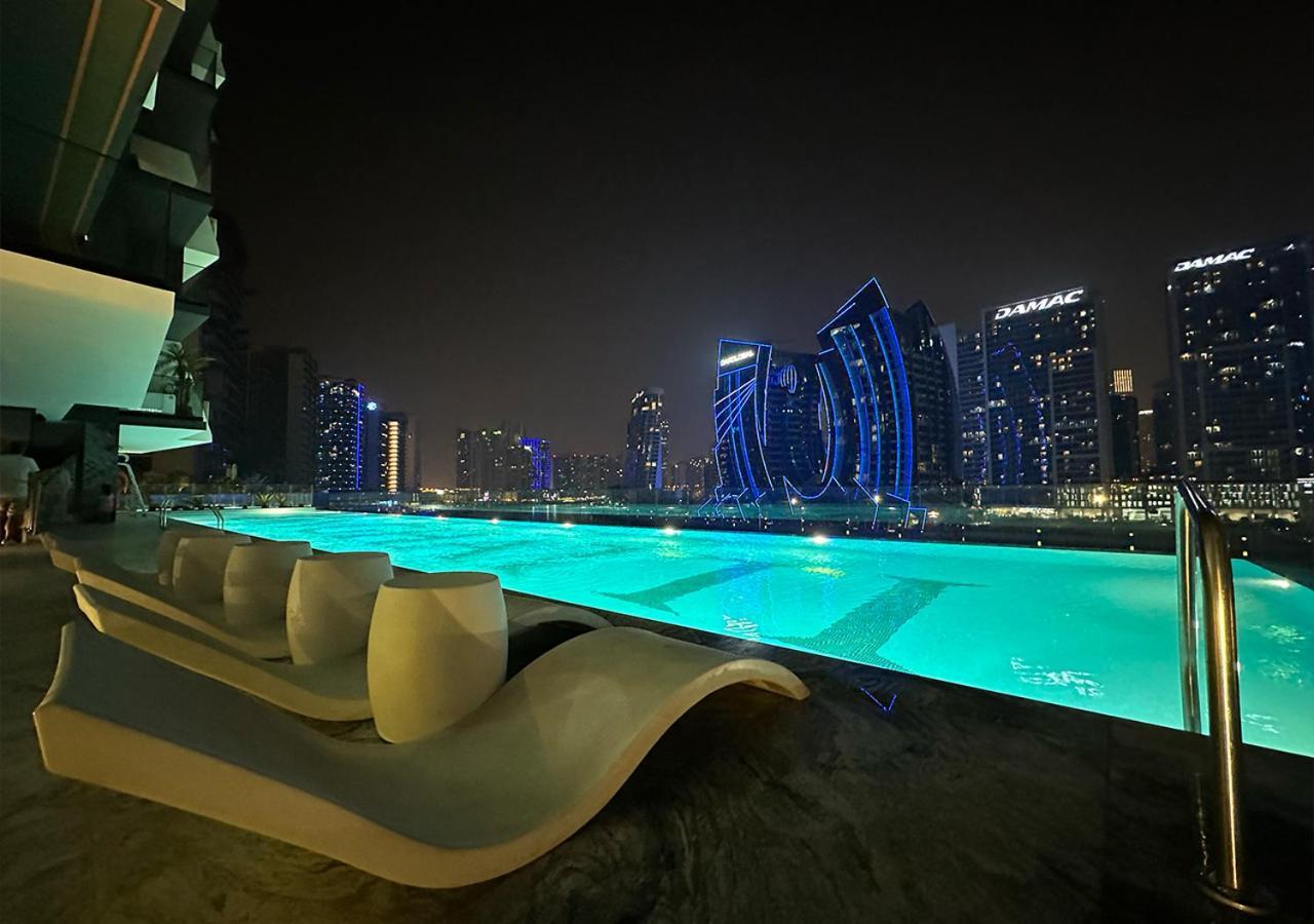 Waterfront With Burj Khalifa Views In Business Bay Apartment *