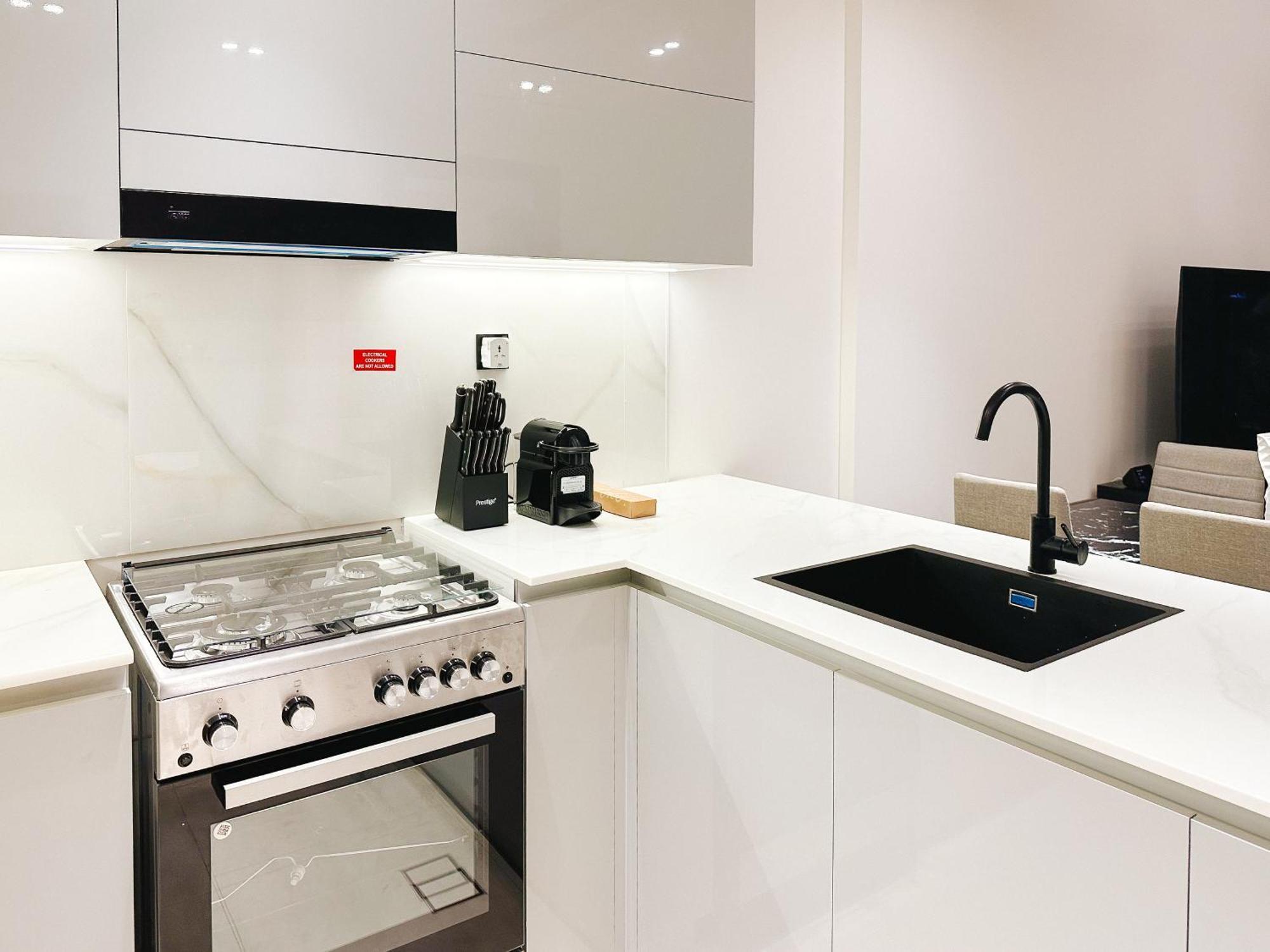 Waterfront With Burj Khalifa Views In Business Bay Apartment