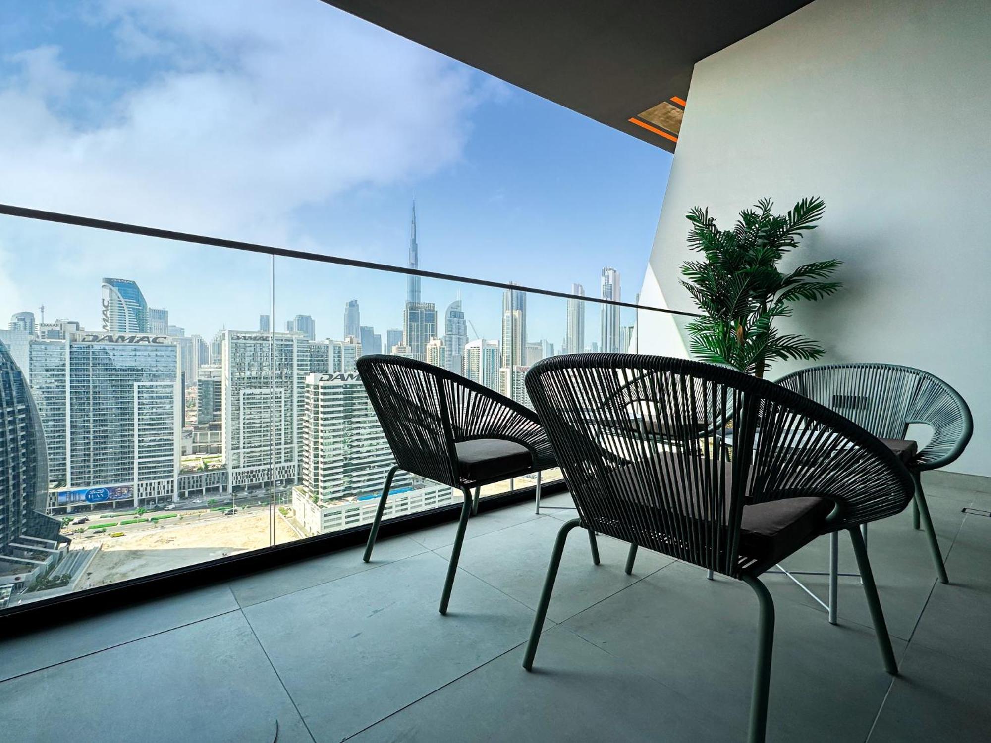 Trophy - Rustic Burj Khalifa View.