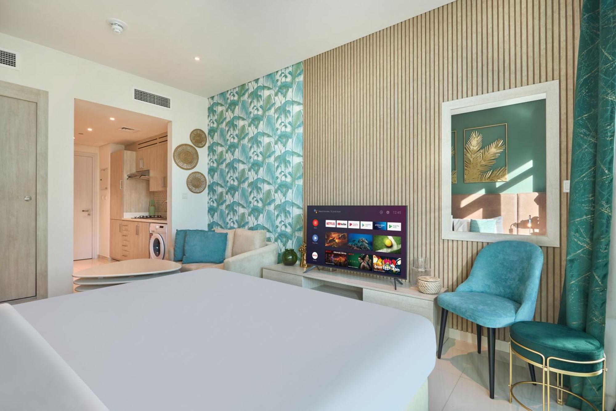 Apartment The Seven Palm With Free Rooftop Pool & Dubai
