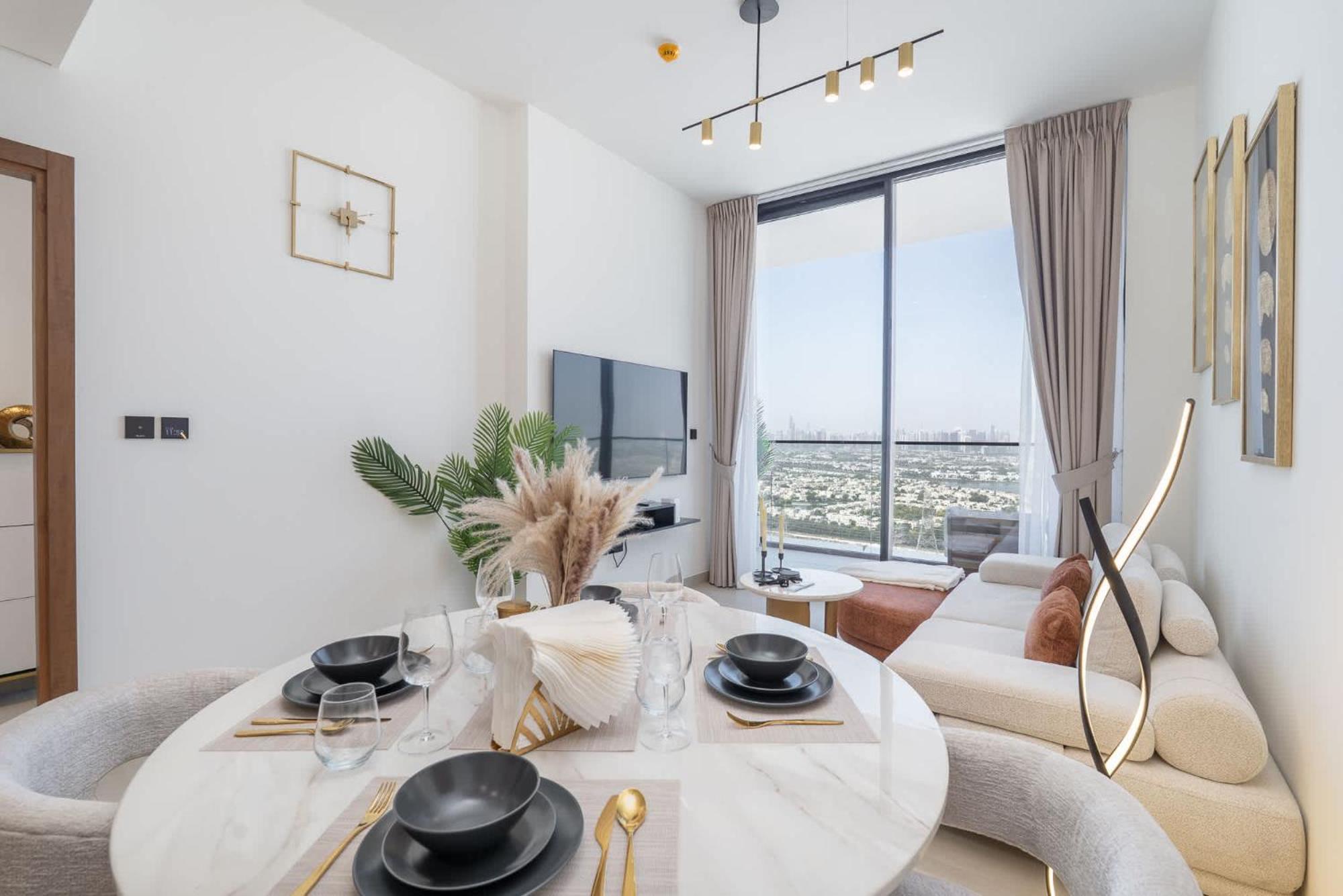 Skyline Views In 1 Bedroom At Binghatti Onyx *