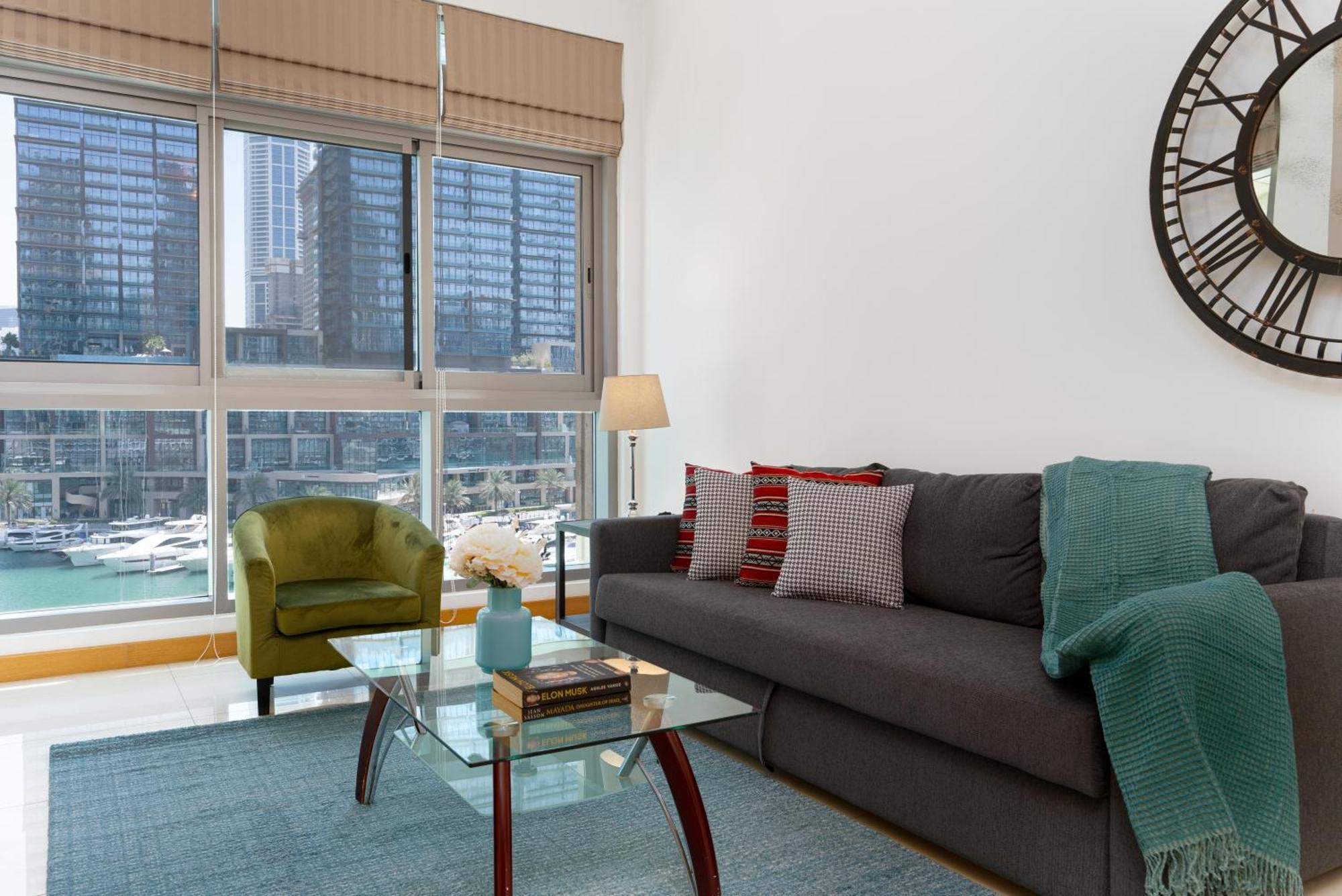 Vacay Lettings 1 Bedroom - Iris Blue Tower Marina View * Dubai