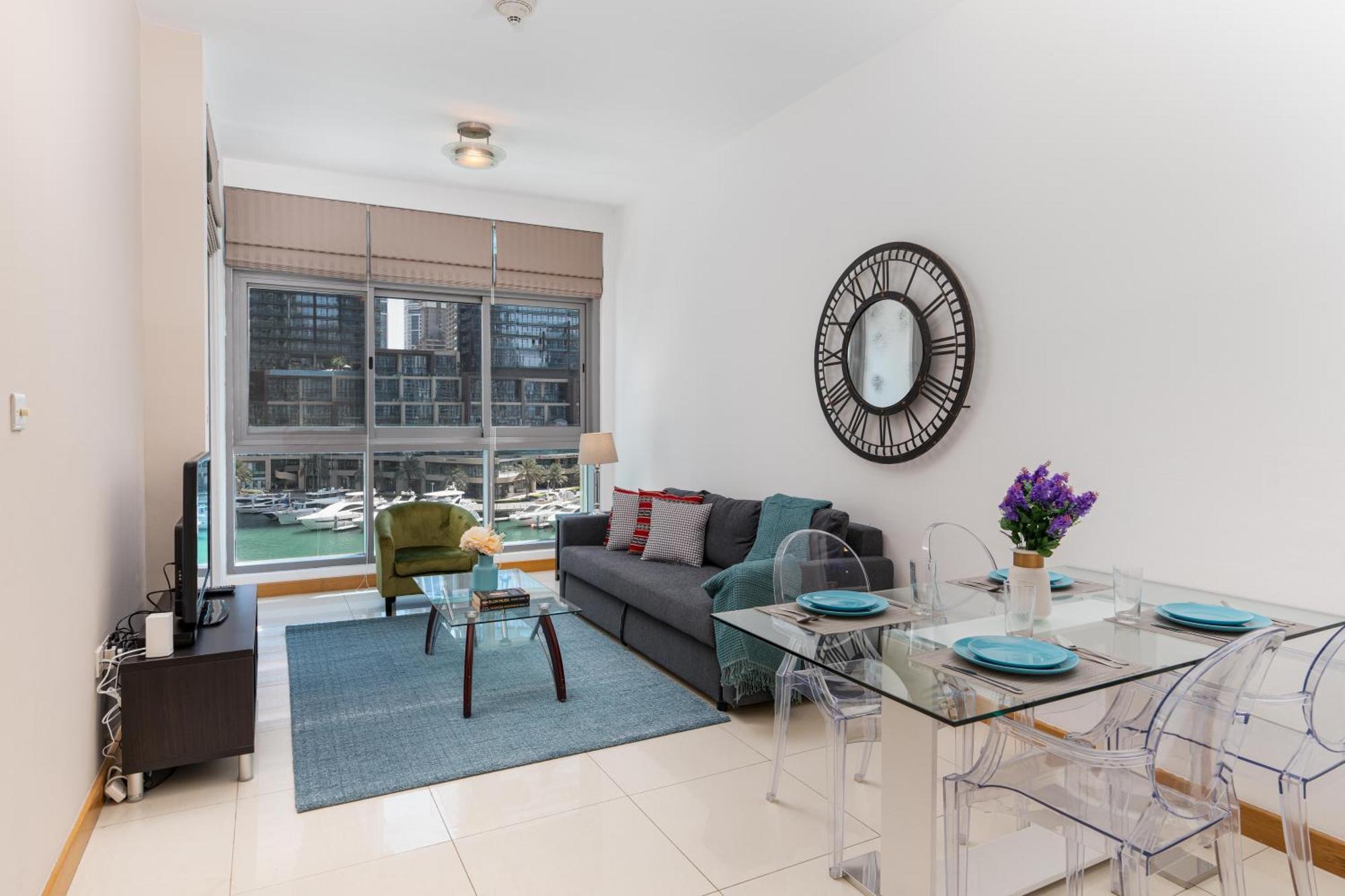 Apartamento Vacay Lettings 1 Bedroom - Iris Blue Tower Marina View Dubai