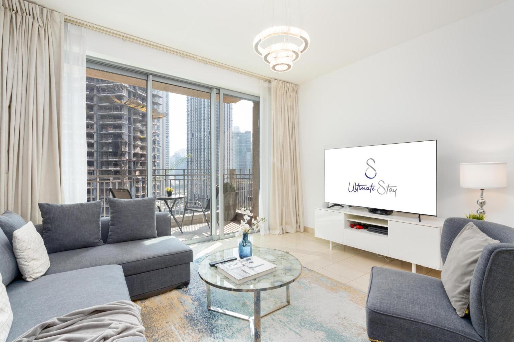 Apartment Ultimate 2 Bedroom Next To Burj Khalifa With Opera With Fountain Views *
