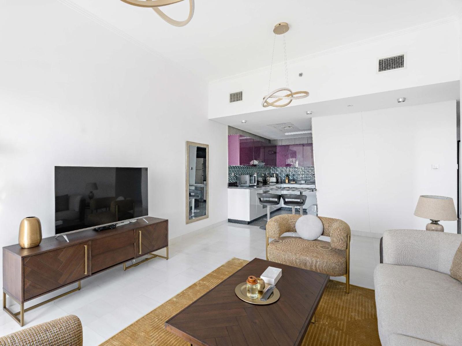 Sophisticated High-floor 1bdr With Breathtaking Sea View - Cayan 48 Apartment